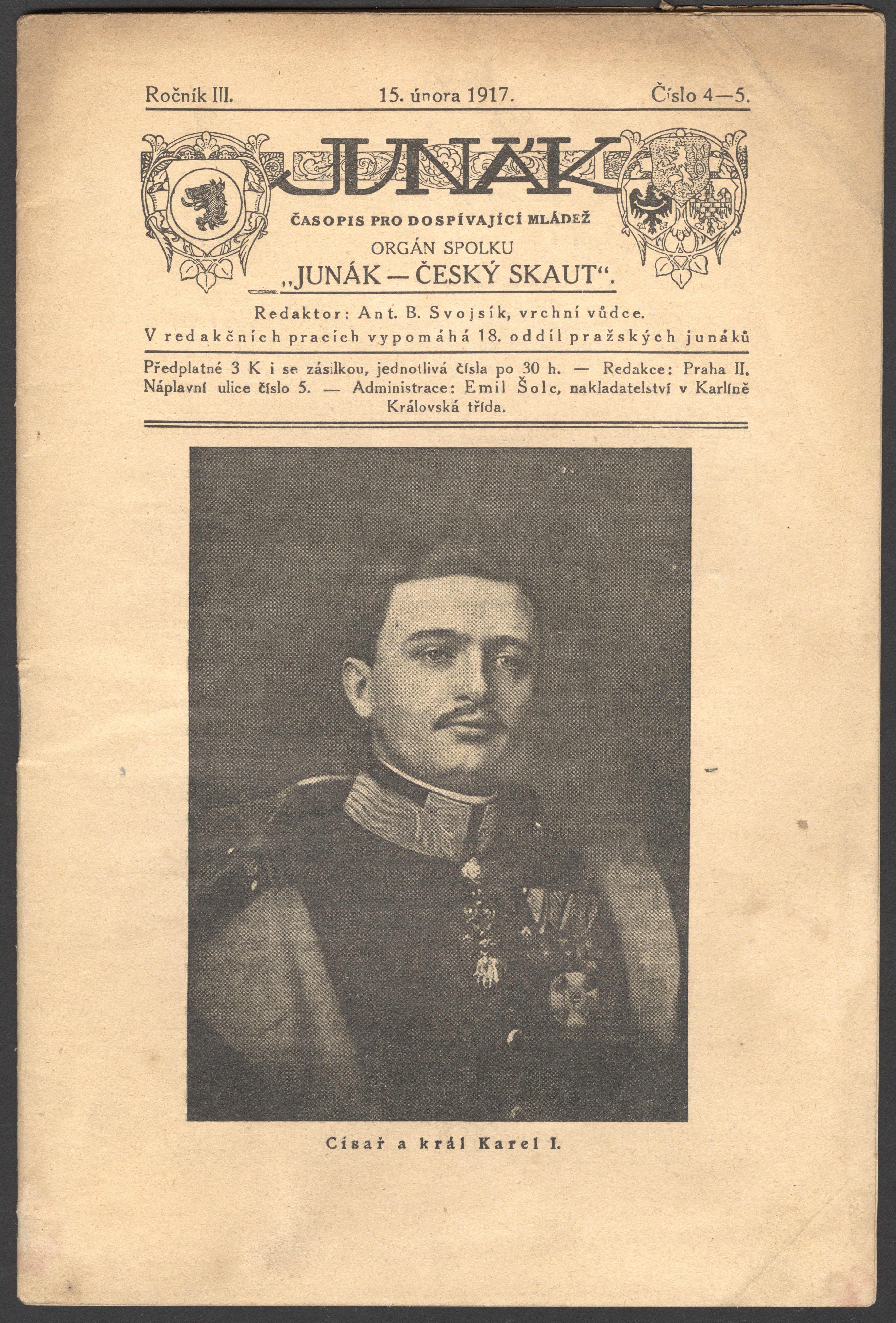 Náhledový obrázek Junák. Časopis pro dospívající mládež - 3