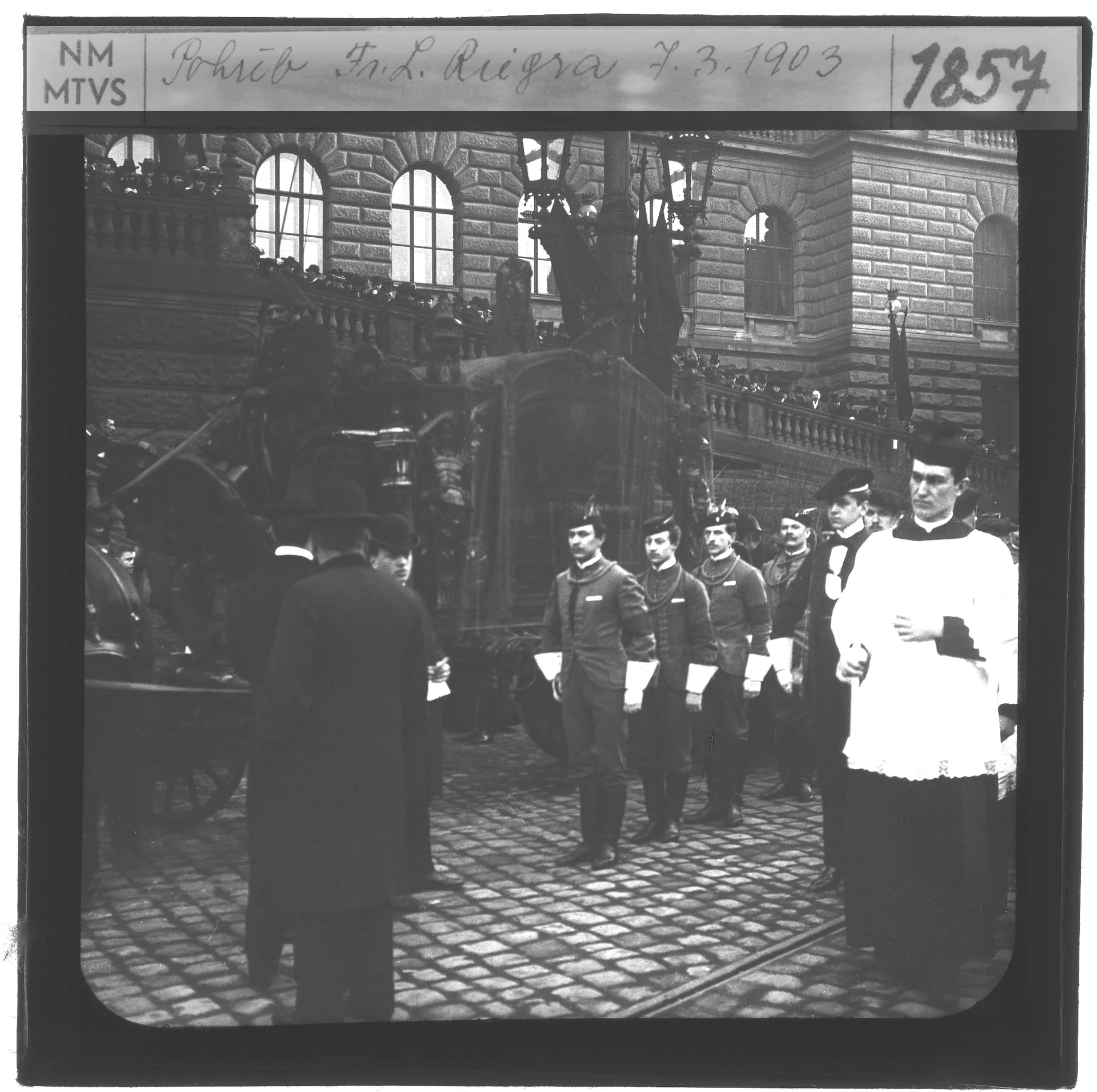 Náhledový obrázek předmětu Pohřeb Františka Ladislava Riegra