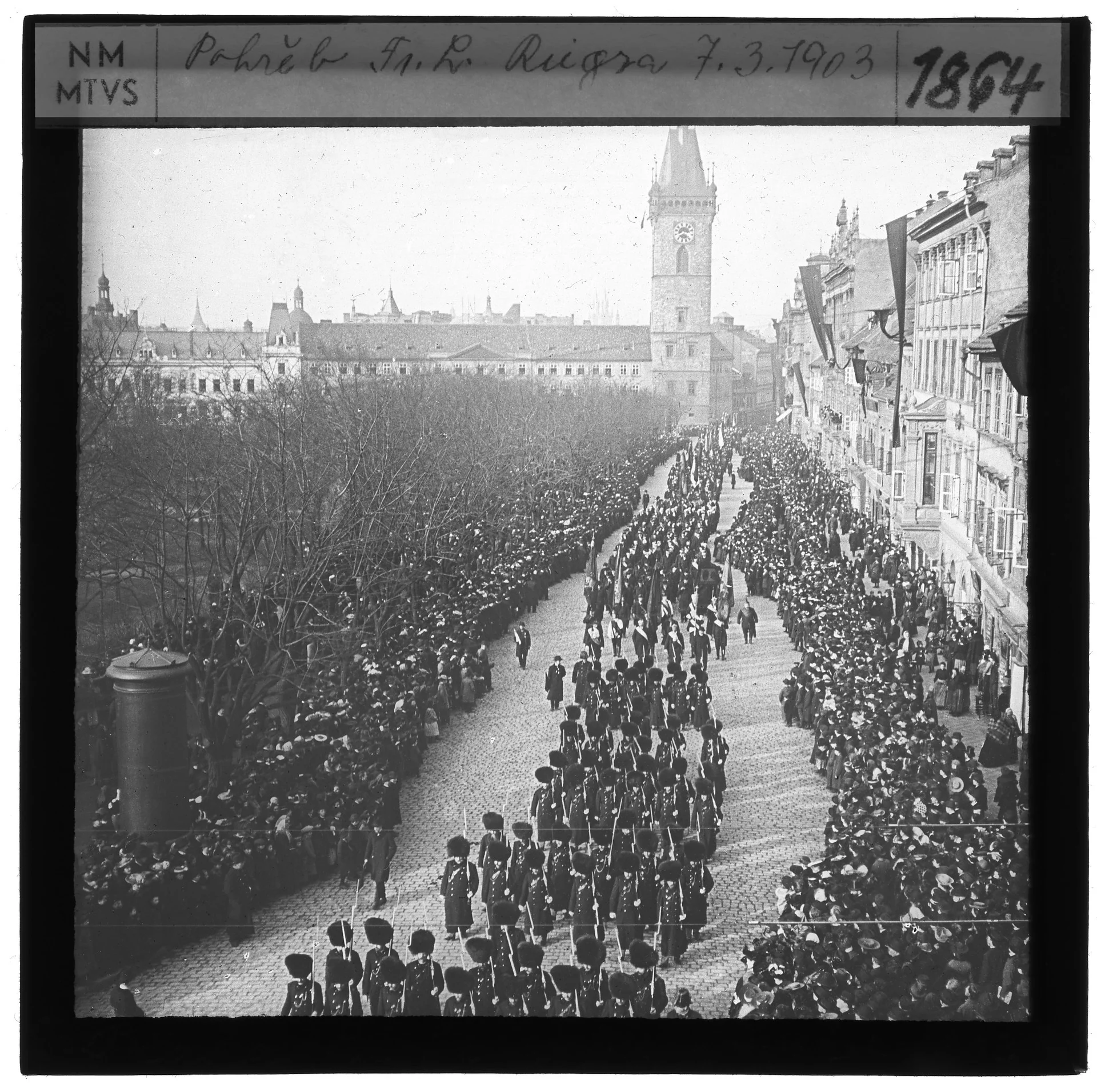 Náhledový obrázek předmětu Pohřeb Františka Ladislava Riegra