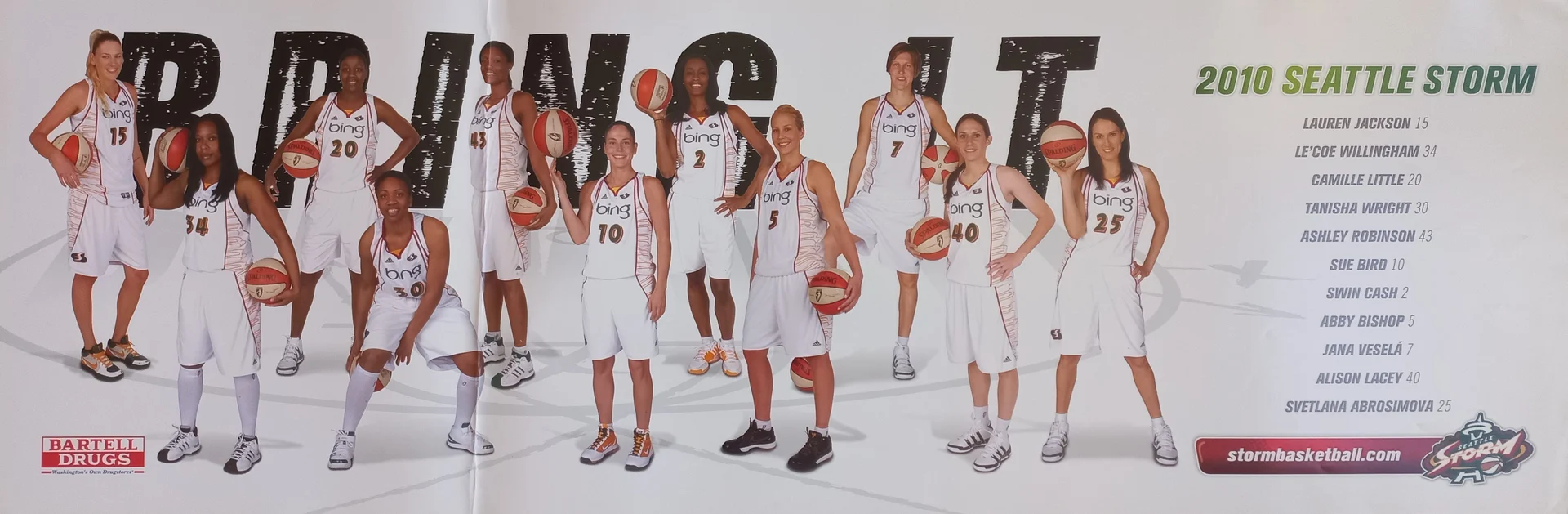 Náhledový obrázek předmětu Seattle Storm 2010