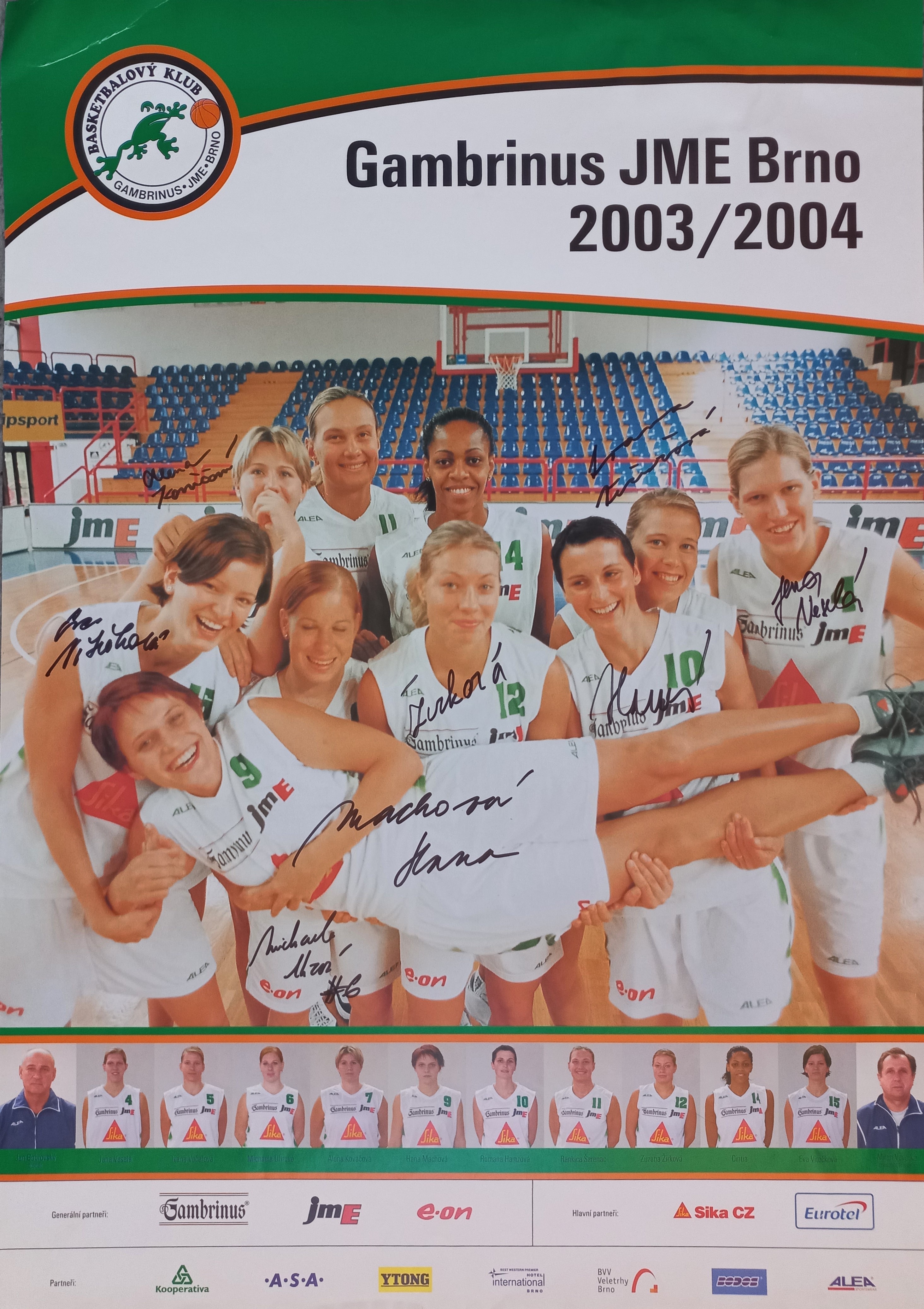 Náhledový obrázek Basketbalový klub Brno 2003/2004 - 1