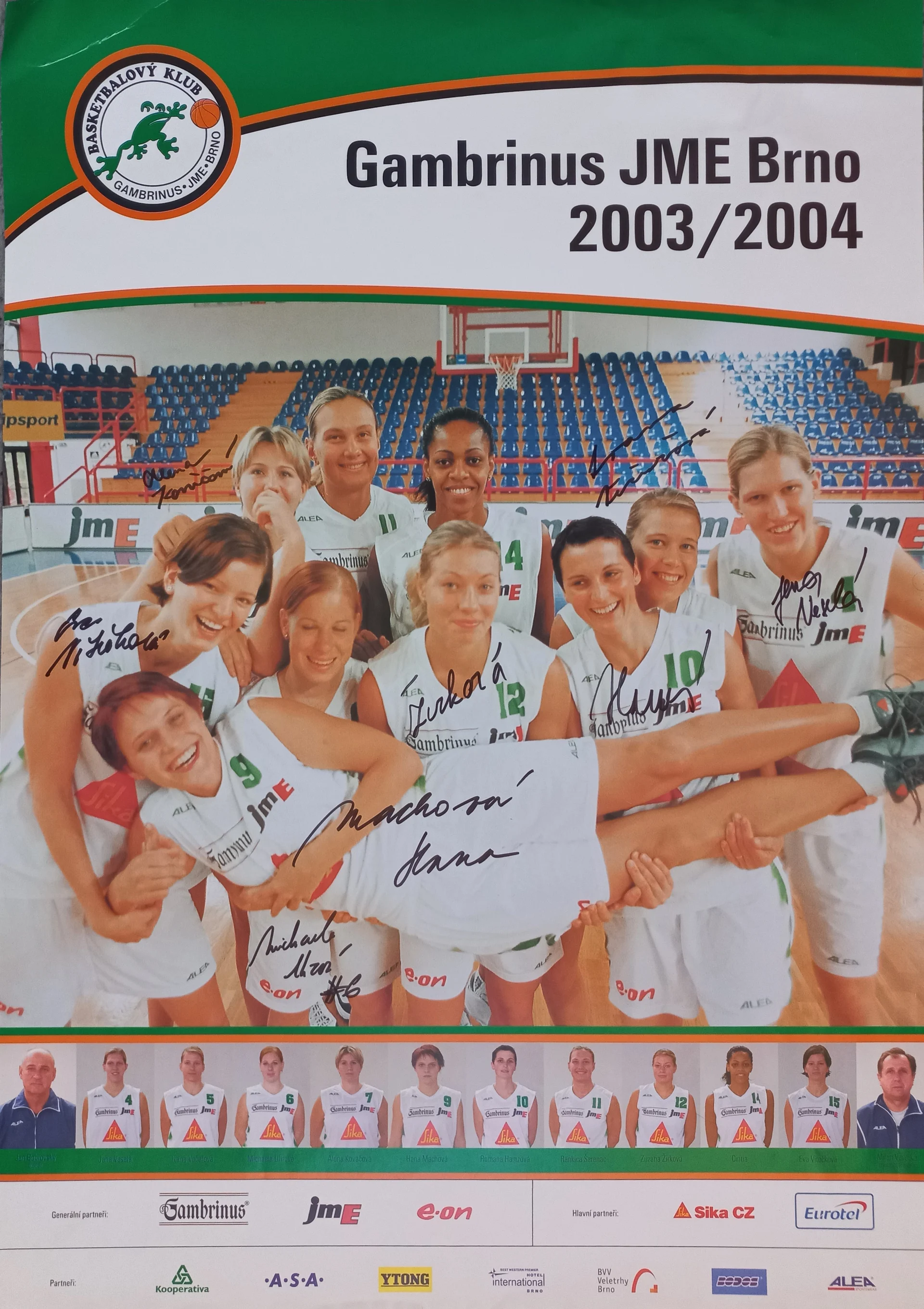 Náhledový obrázek předmětu Basketbalový klub Brno 2003/2004