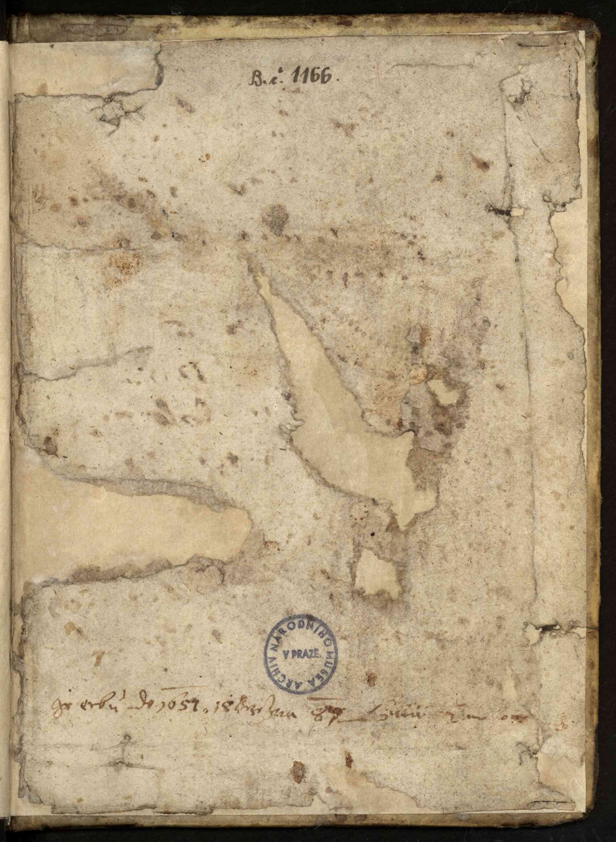 Náhledový obrázek Rkp. 1166 – Památník Viléma Kunáše z Machovic - 113