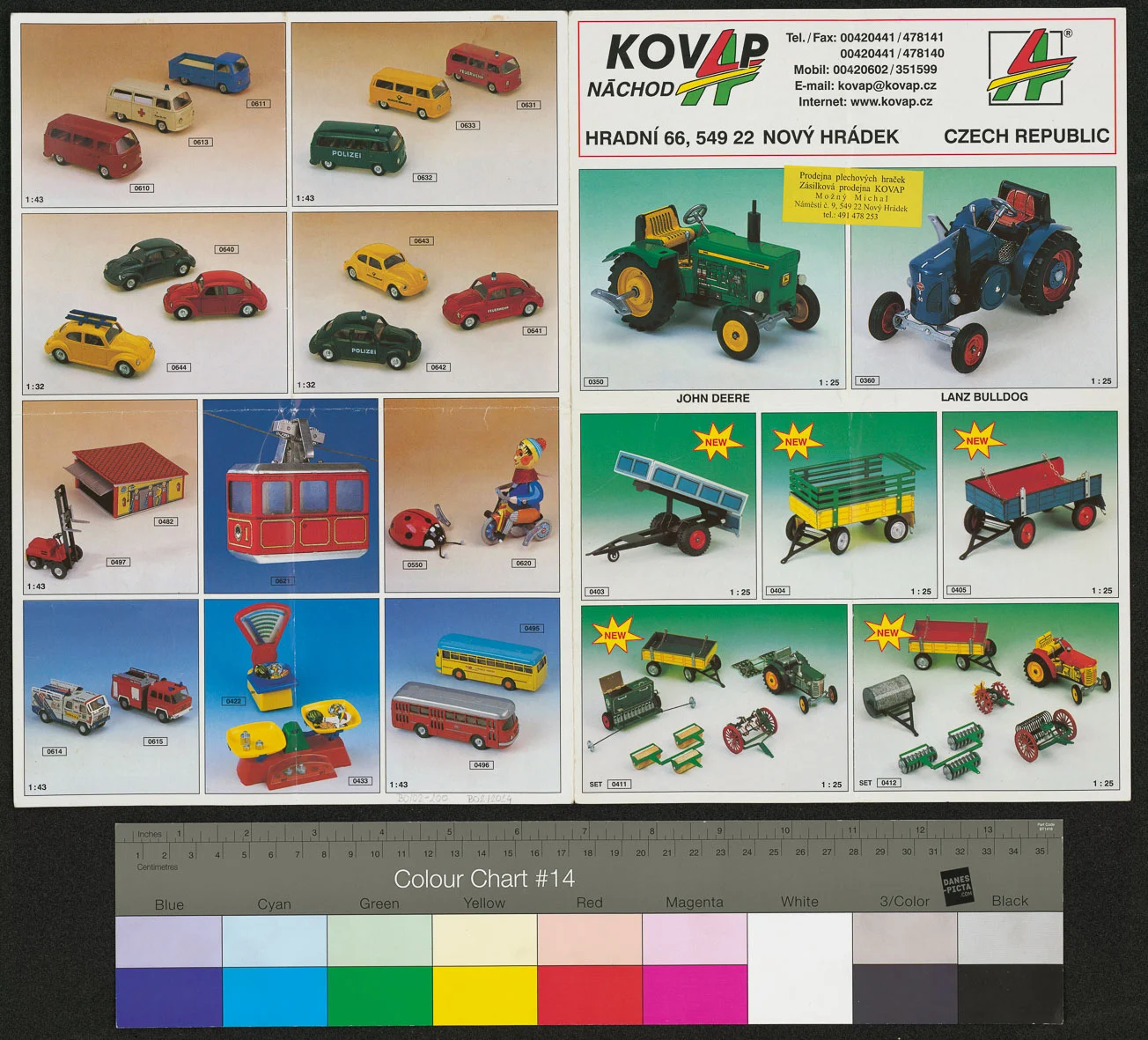 Náhledový obrázek předmětu Kovap - propagační materiál