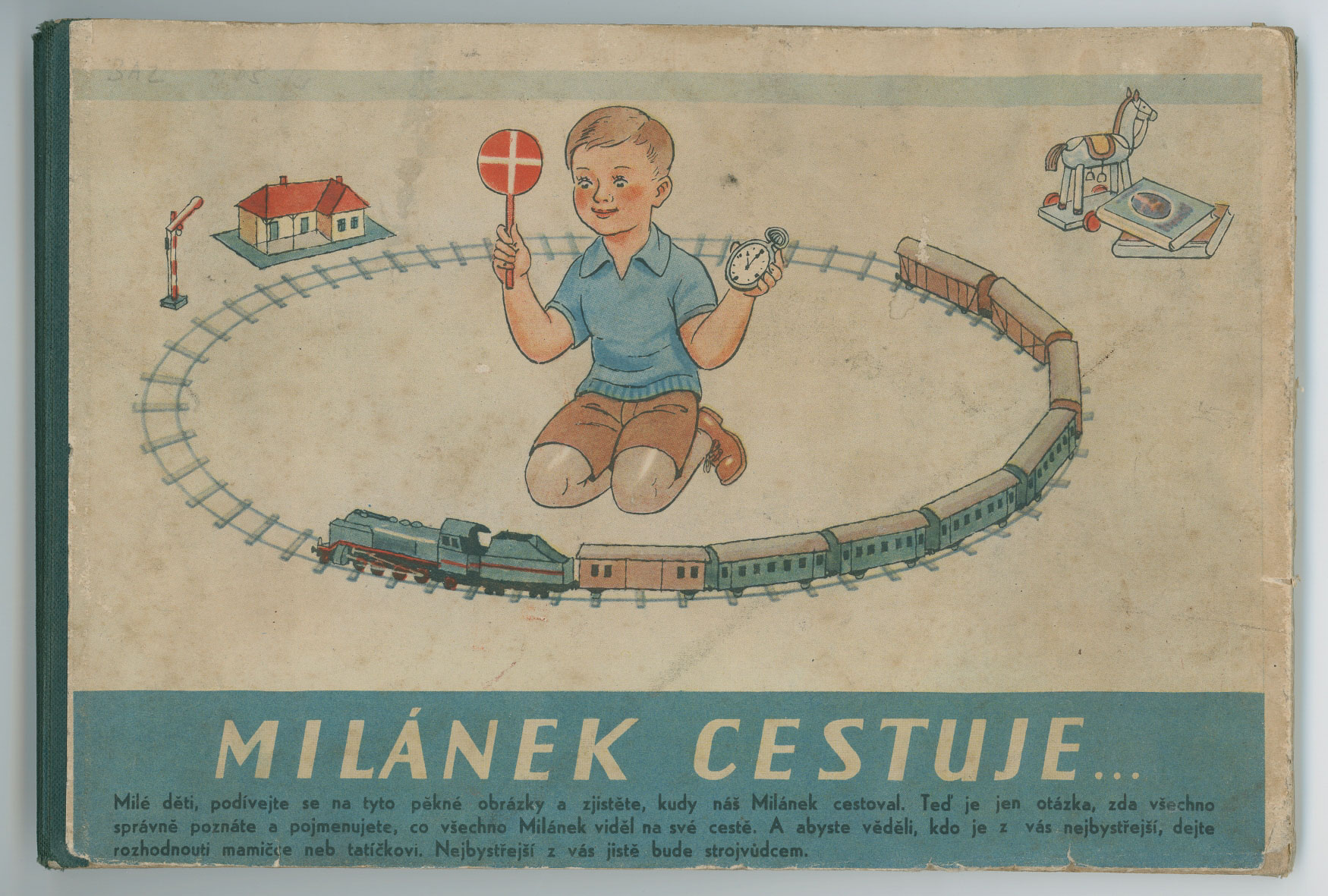 Náhledový obrázek Dětské leporelo - Milánek cestuje - 1