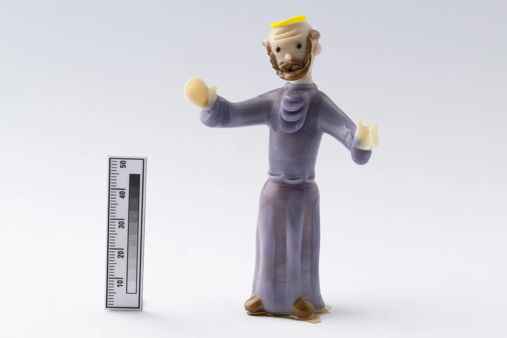 Náhledový obrázek předmětu Betlém skleněný figurální
