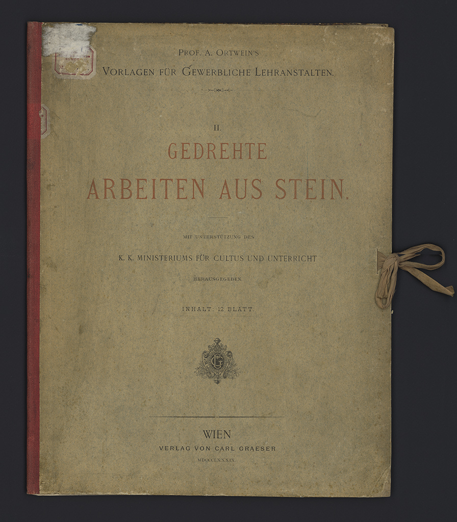 Náhledový obrázek Ortwein, August: Prof. A. Ortwein's Vorlagen für Gewerbliche Lehranstalten. II., Gedrehte Arbeiten aus Stein - 1