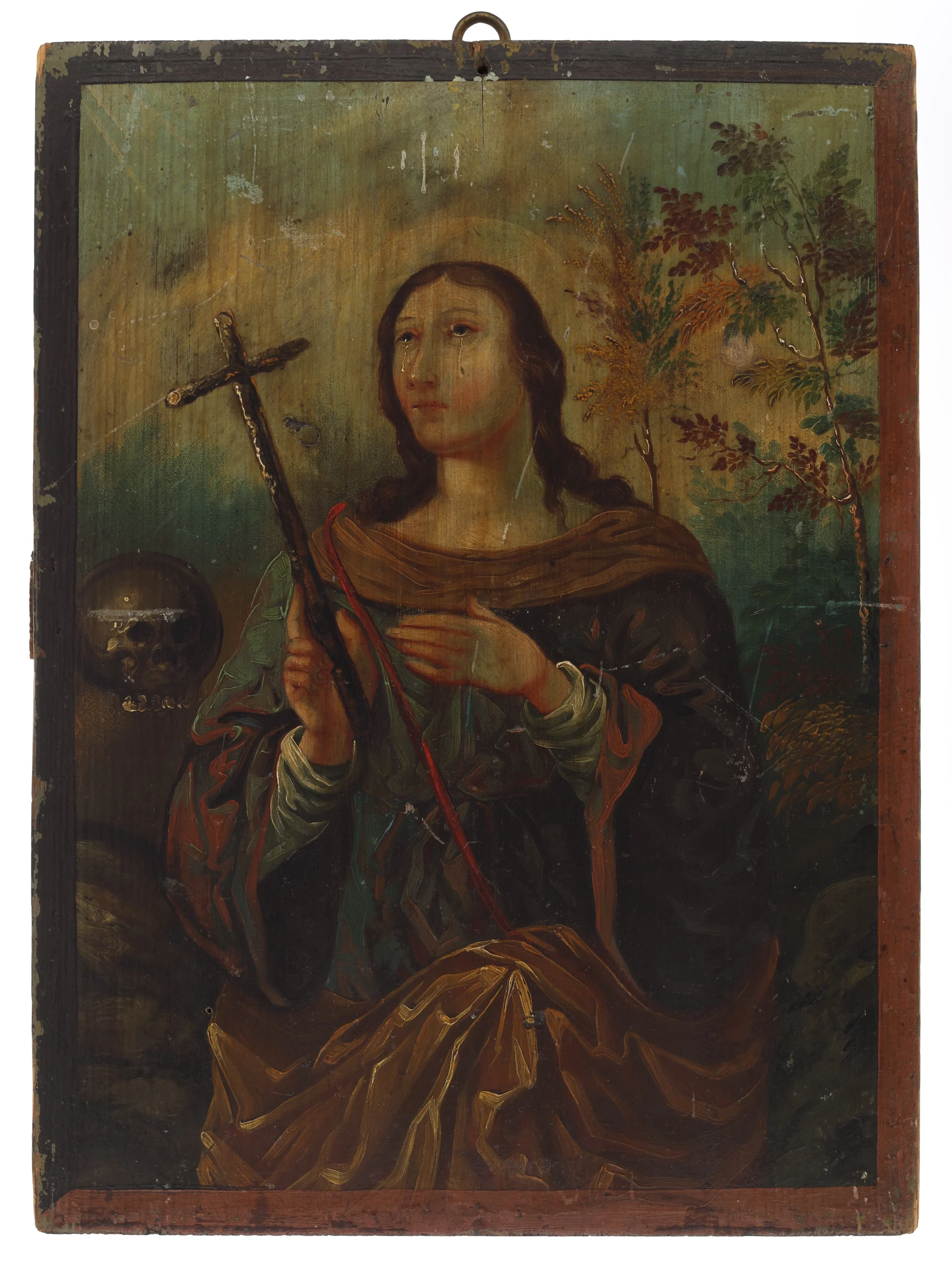 Náhledový obrázek předmětu Kající se Máří Magdaléna (olejomalba na dřevě)