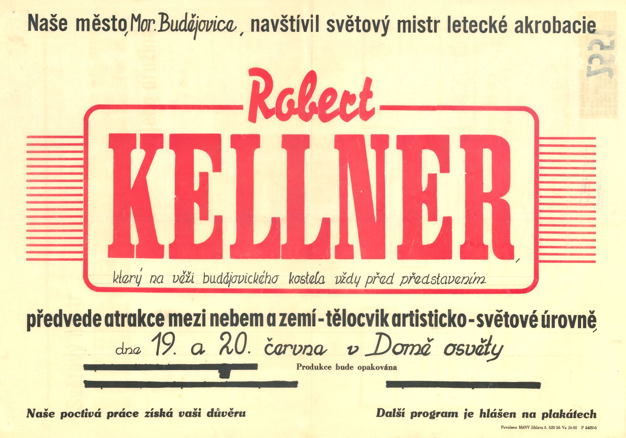 Náhledový obrázek Robert Kellner, mistr letecké akrobacie - 1