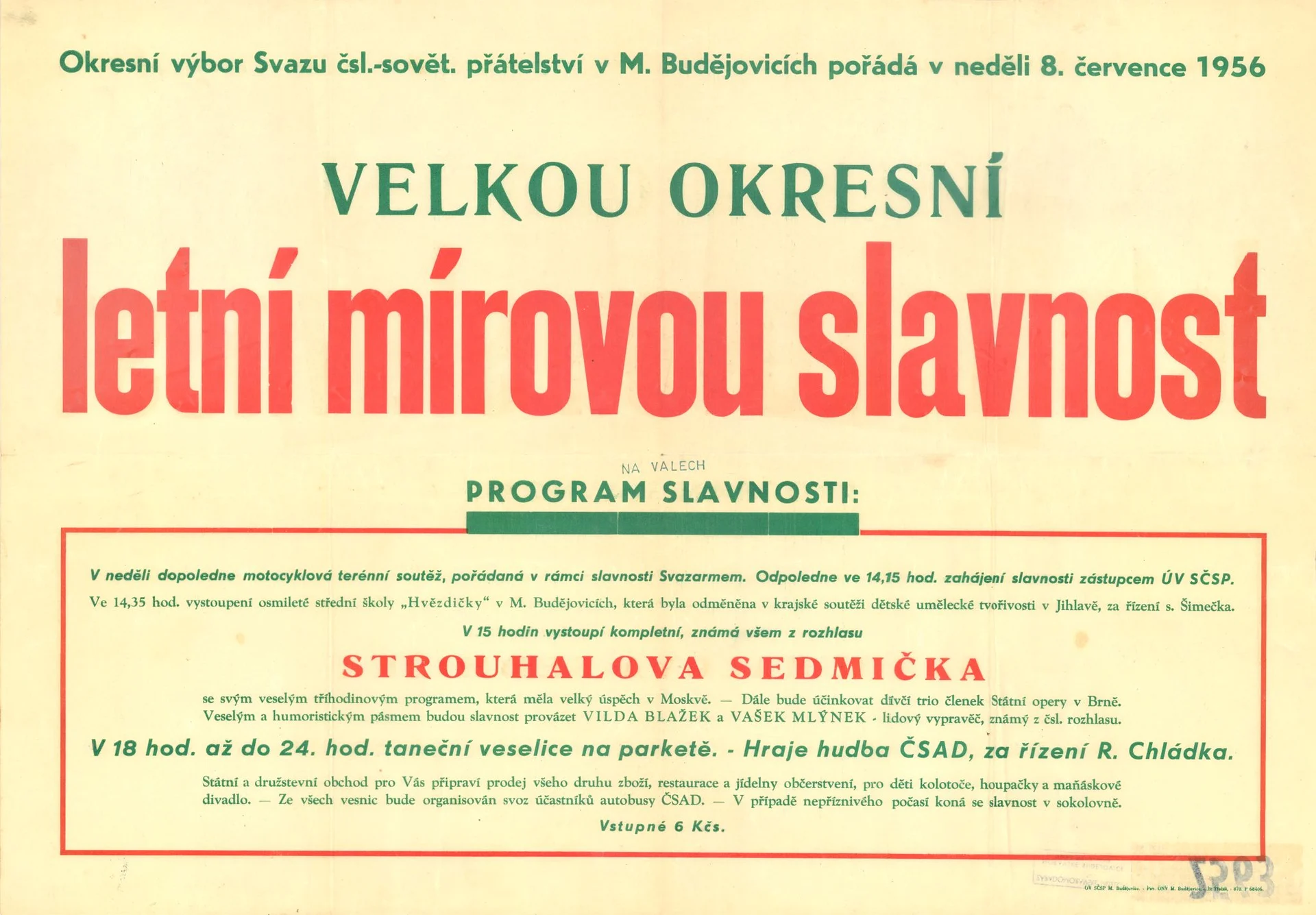 Náhledový obrázek předmětu Mírová slavnost