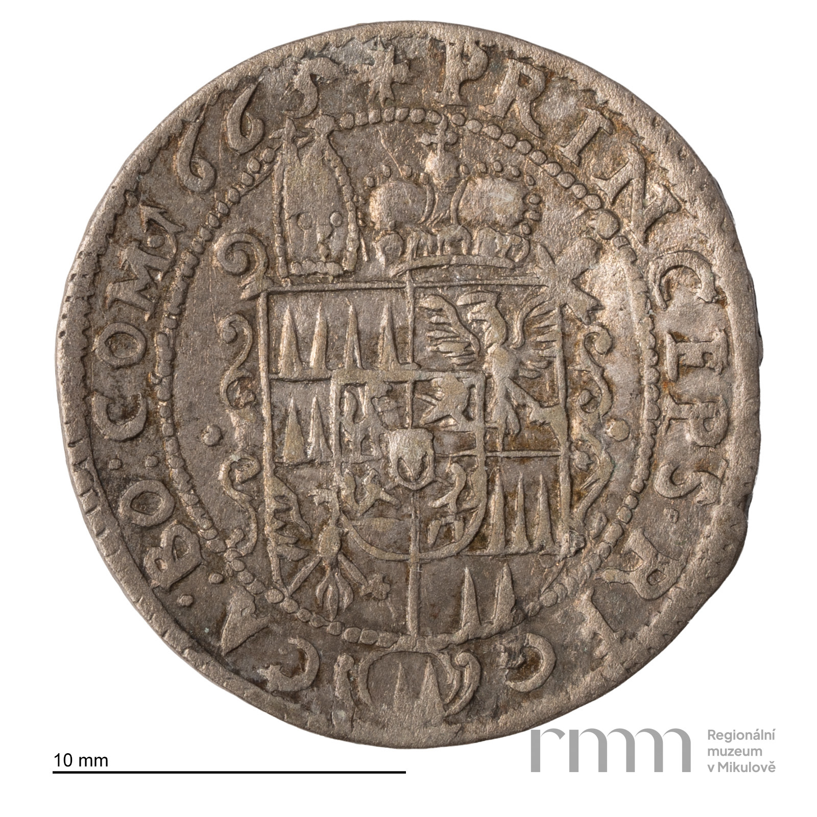 Náhledový obrázek 3krejcar, Karel II. z Liechtensteina - 2