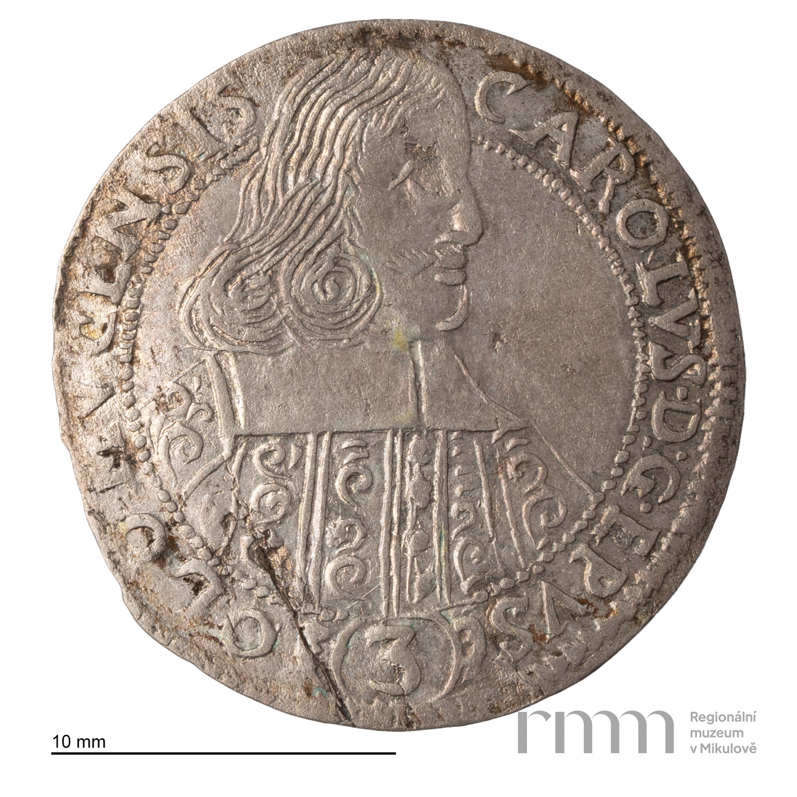 Náhledový obrázek 3krejcar, Karel II. z Liechtensteina - 1