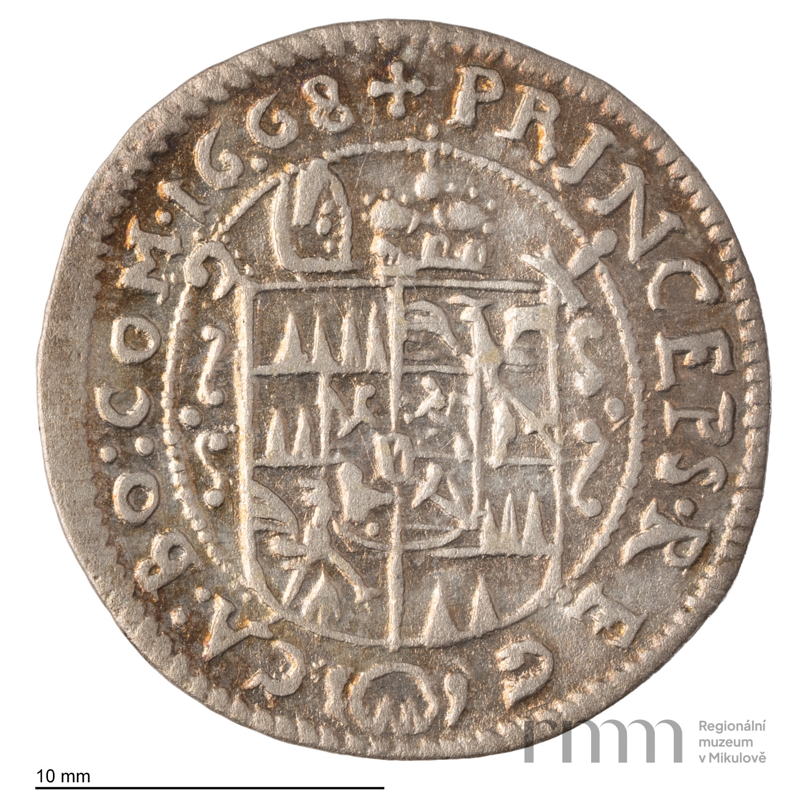 Náhledový obrázek 3krejcar, Karel II. z Liechtensteina - 2