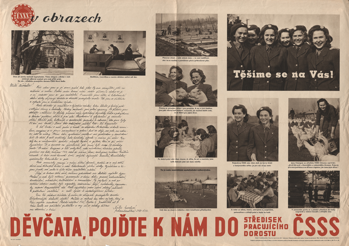 Náhledový obrázek V obrazech děvčata, pojďte k nám do středisek pracujícího dorostu ČSSS - 1