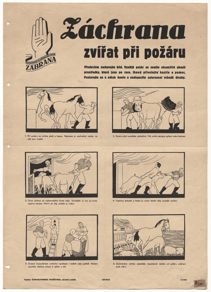 Náhledový obrázek předmětu Záchrana zvířat při požáru