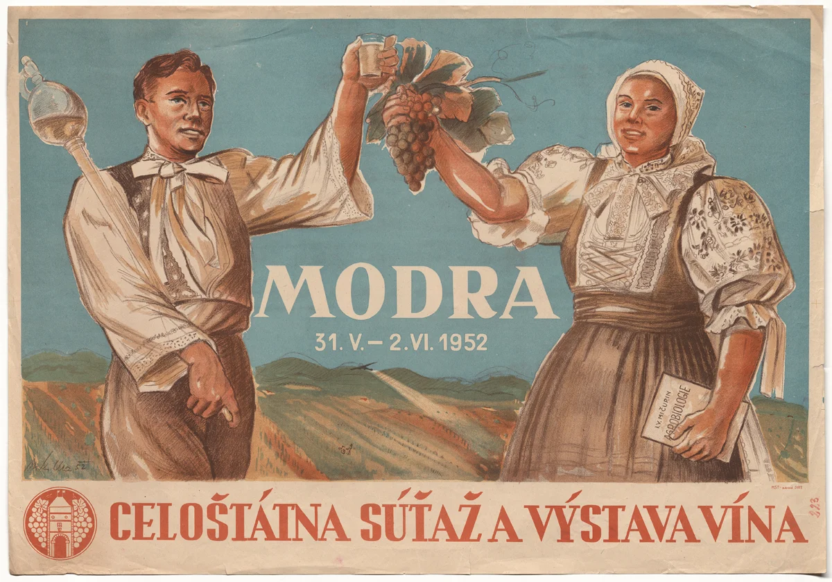 Náhledový obrázek předmětu Celoštátna súťaž a výstava vína Modra 30. květen - 2. červen 1952