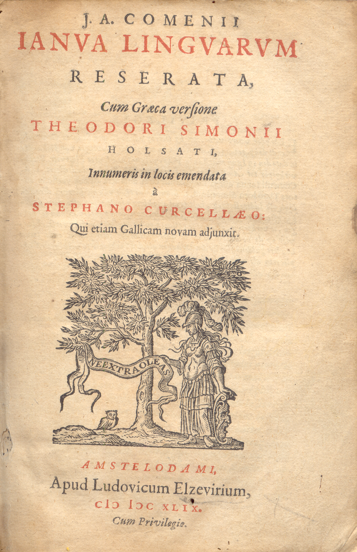 Náhledový obrázek Janua linguarum reserata  - 1