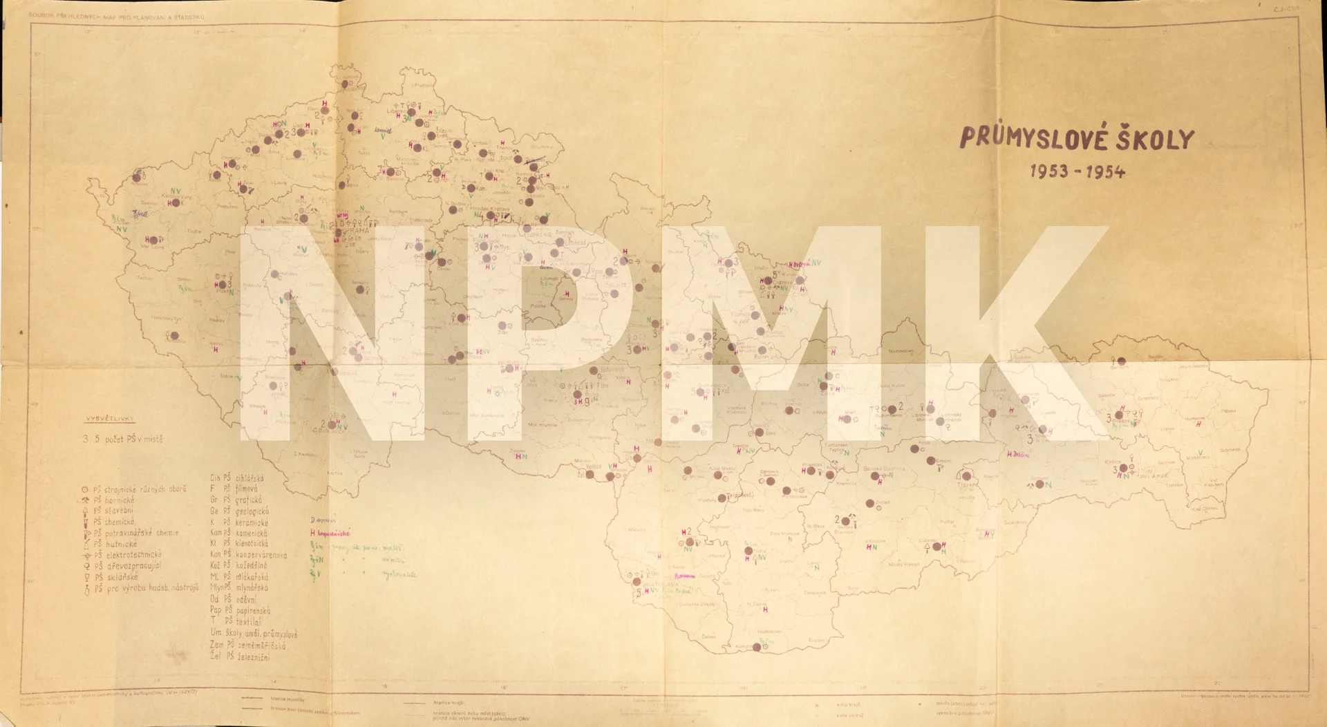 Náhledový obrázek předmětu Průmyslové školy 1953-1954