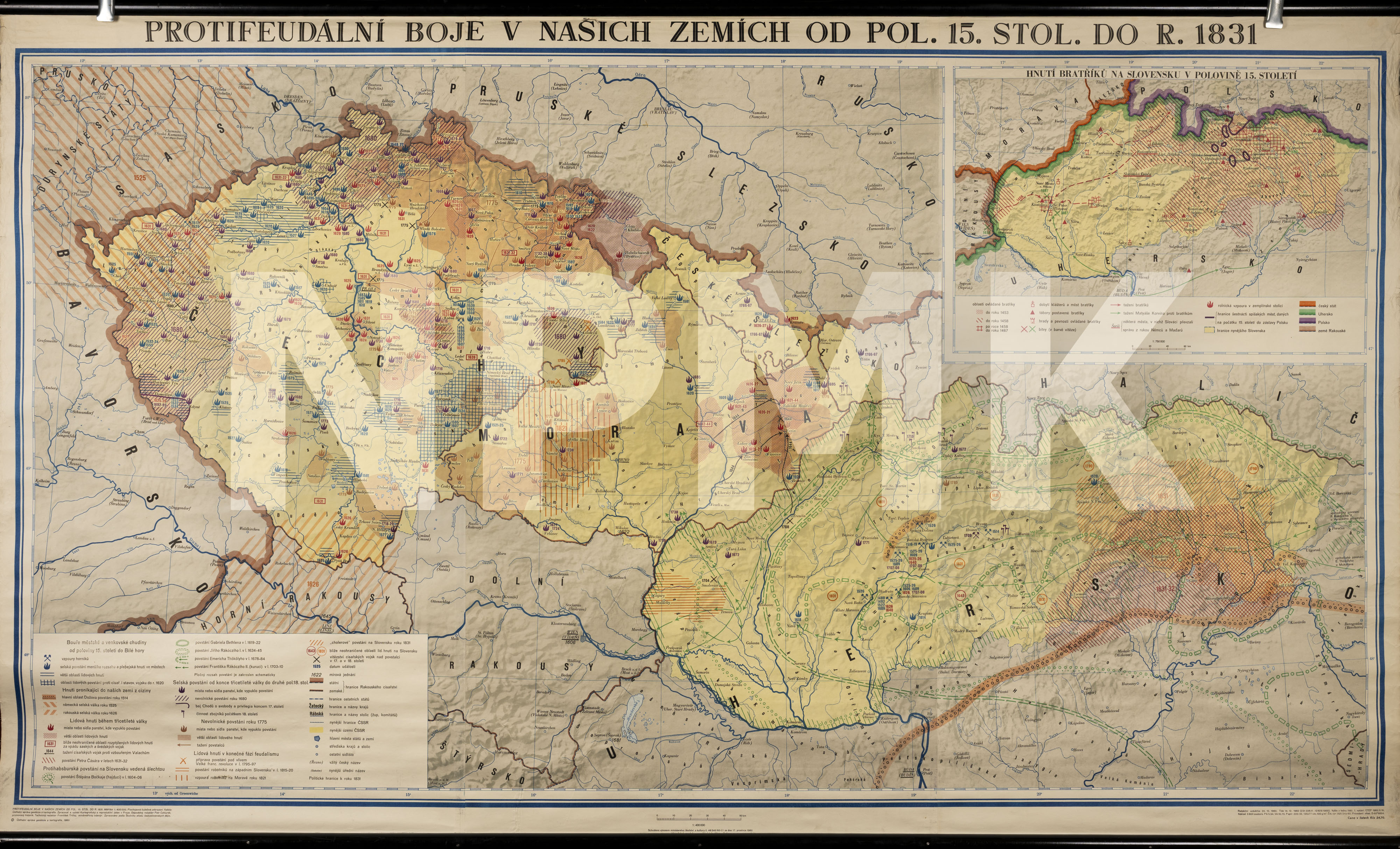Náhledový obrázek Protifeudální boje v našich zemích od pol. 15. stol. do r. 1831 - 1