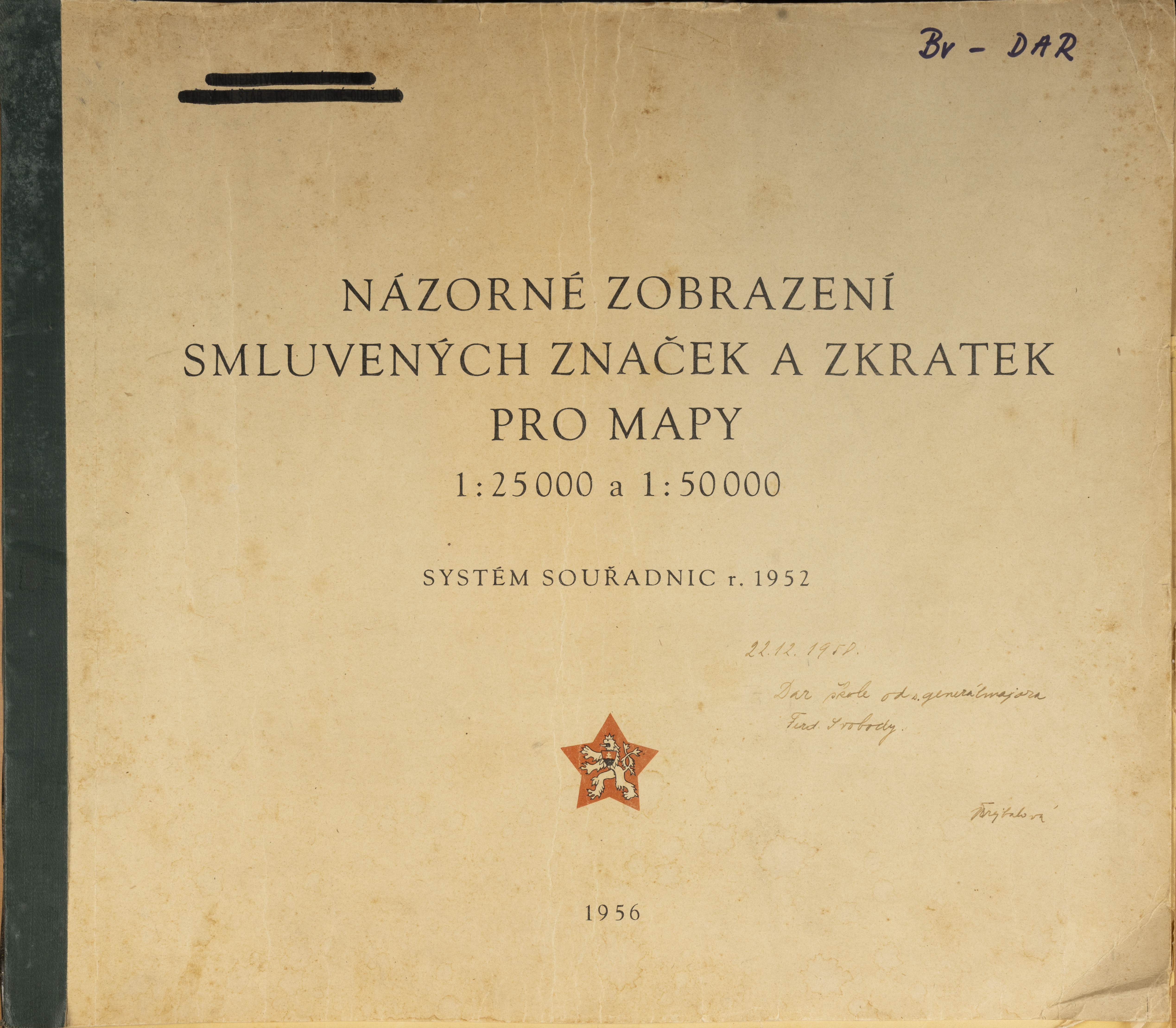 Náhledový obrázek Názorné zobrazení smluvených značek a zkratek pro mapy - 1