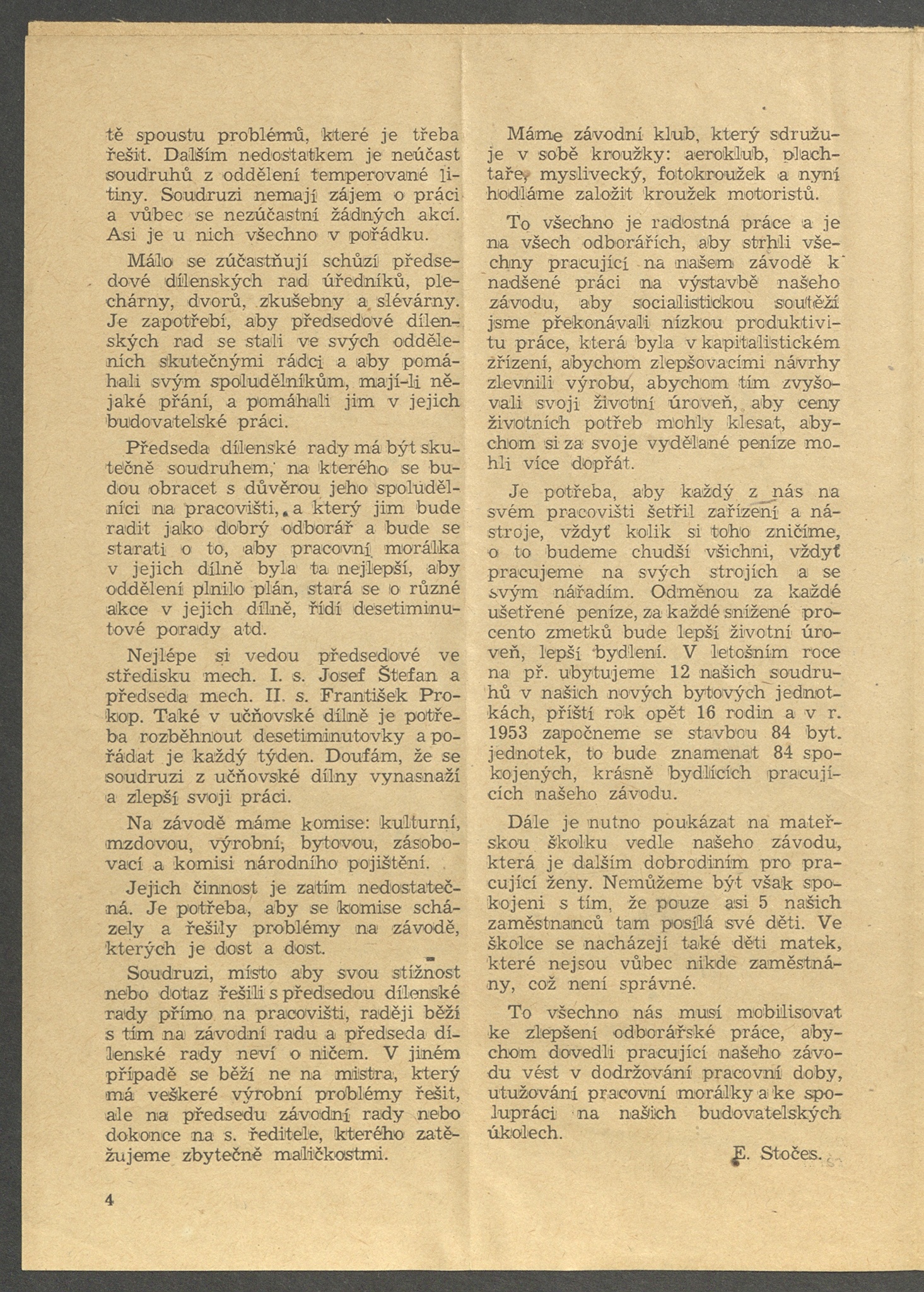 Náhledový obrázek Motor, rok 1952, číslo 1 - 4