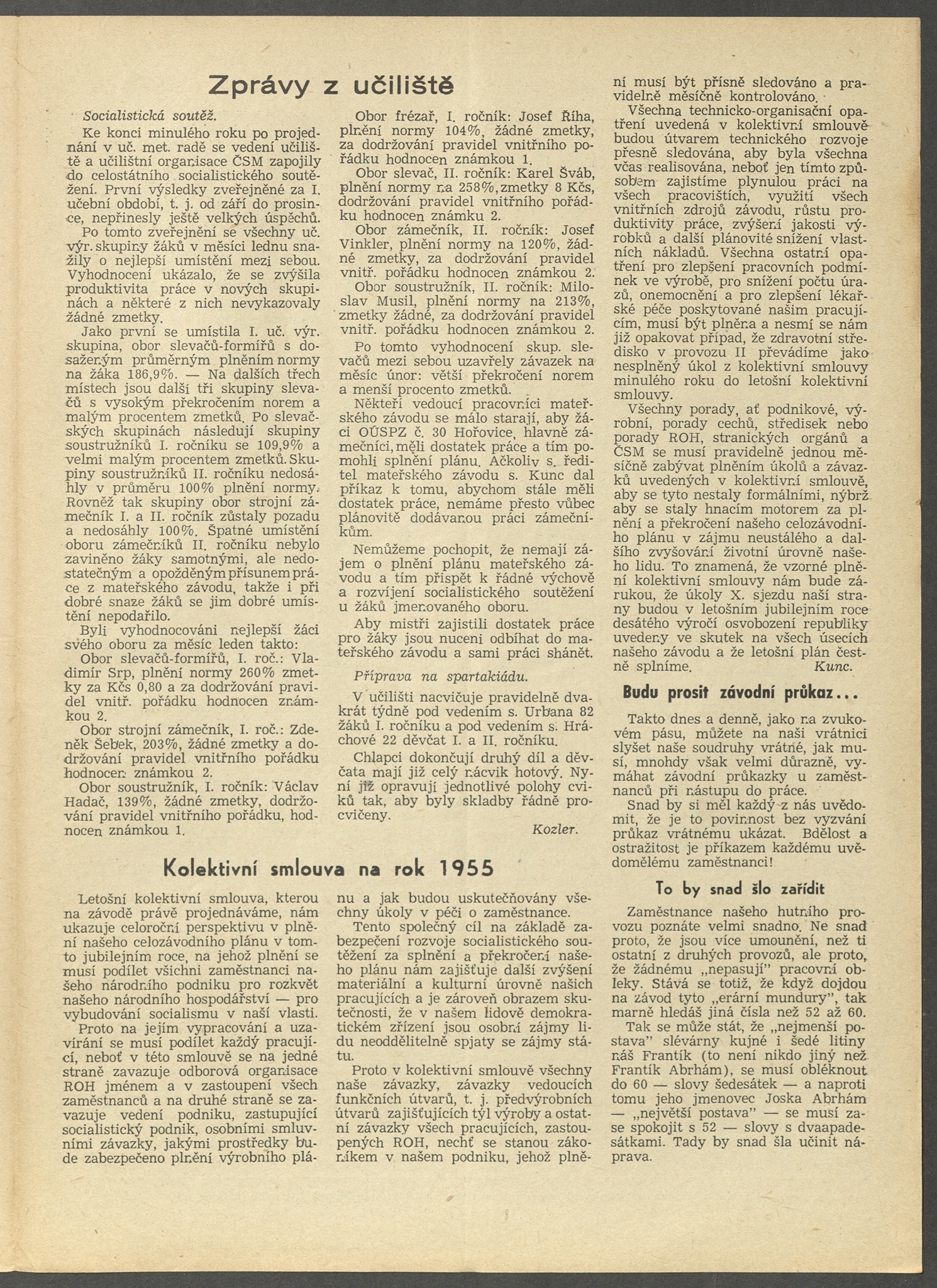 Náhledový obrázek Motor, rok 1955, číslo 2 - 3
