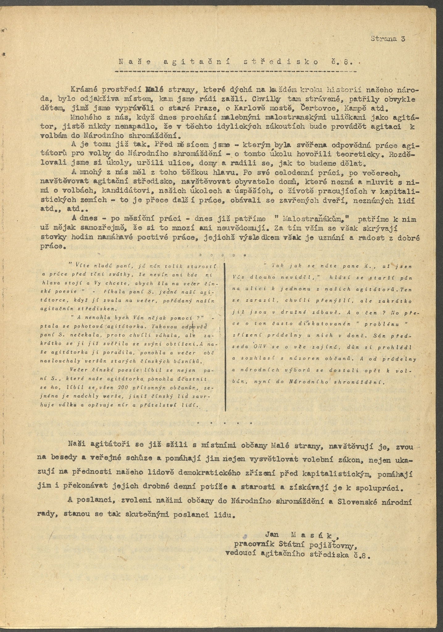 Náhledový obrázek Na nové cestě, rok 1954, číslo 2 - 3