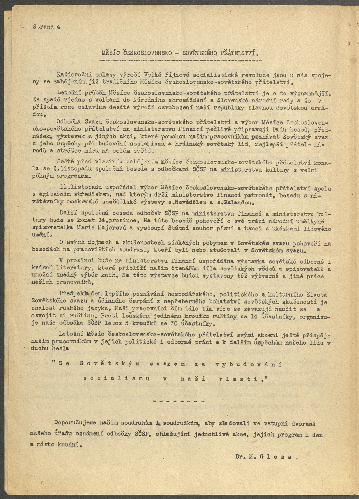 Náhledový obrázek Na nové cestě, rok 1954, číslo 2 - 4