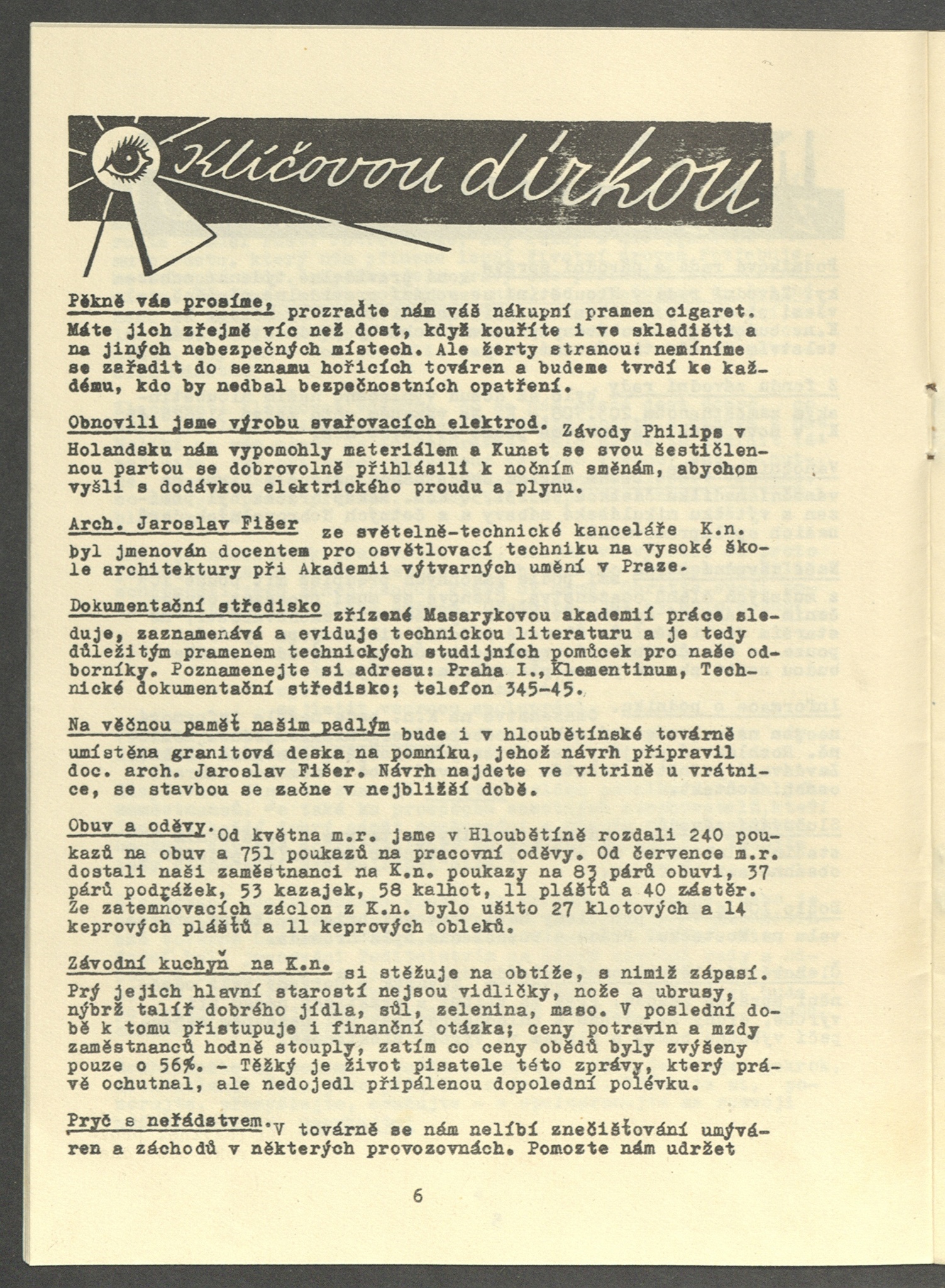 Náhledový obrázek Na vlně Philips, rok 1946, číslo 3 - 8