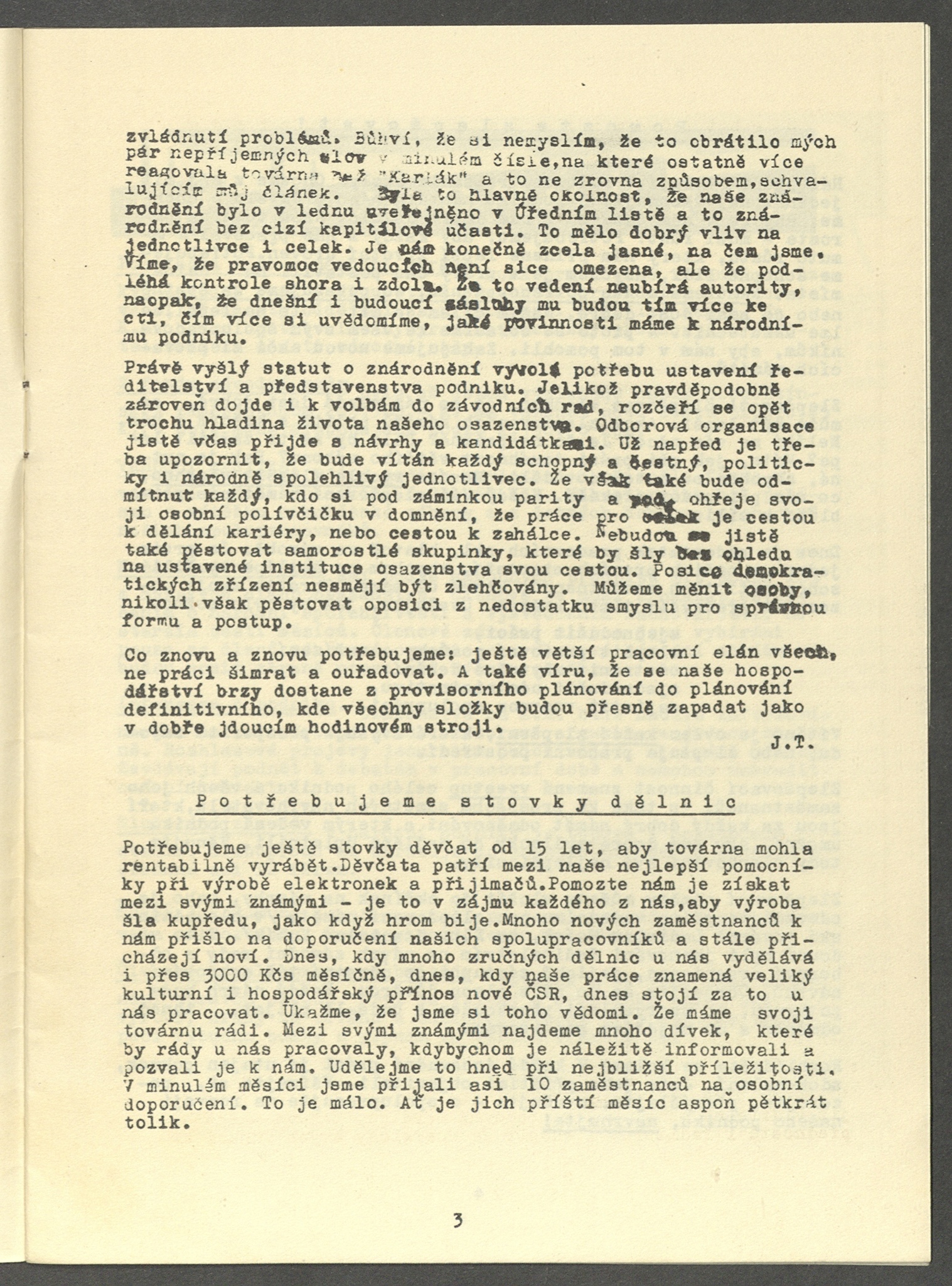 Náhledový obrázek Na vlně Philips, rok 1946, číslo 3 - 5