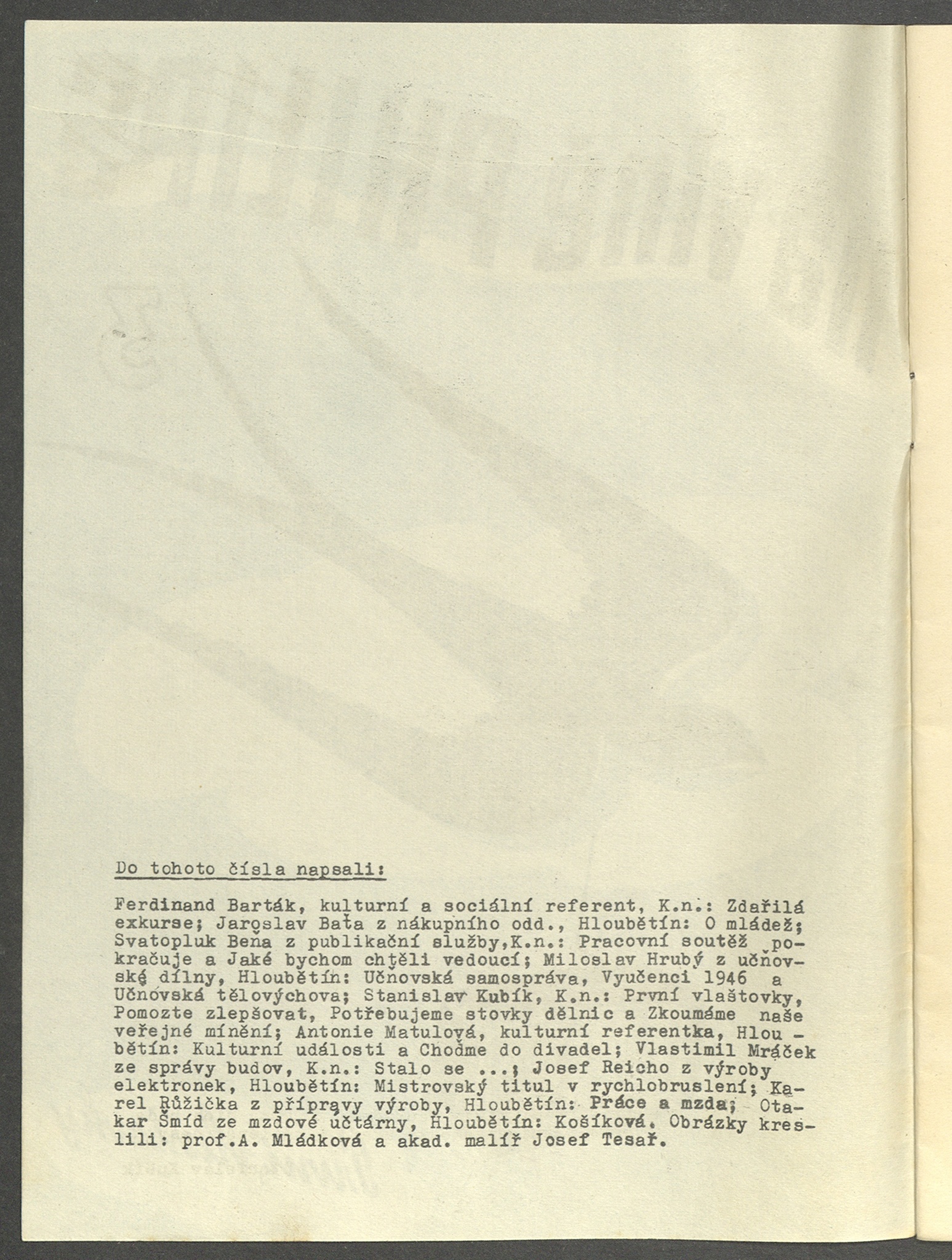 Náhledový obrázek Na vlně Philips, rok 1946, číslo 3 - 2