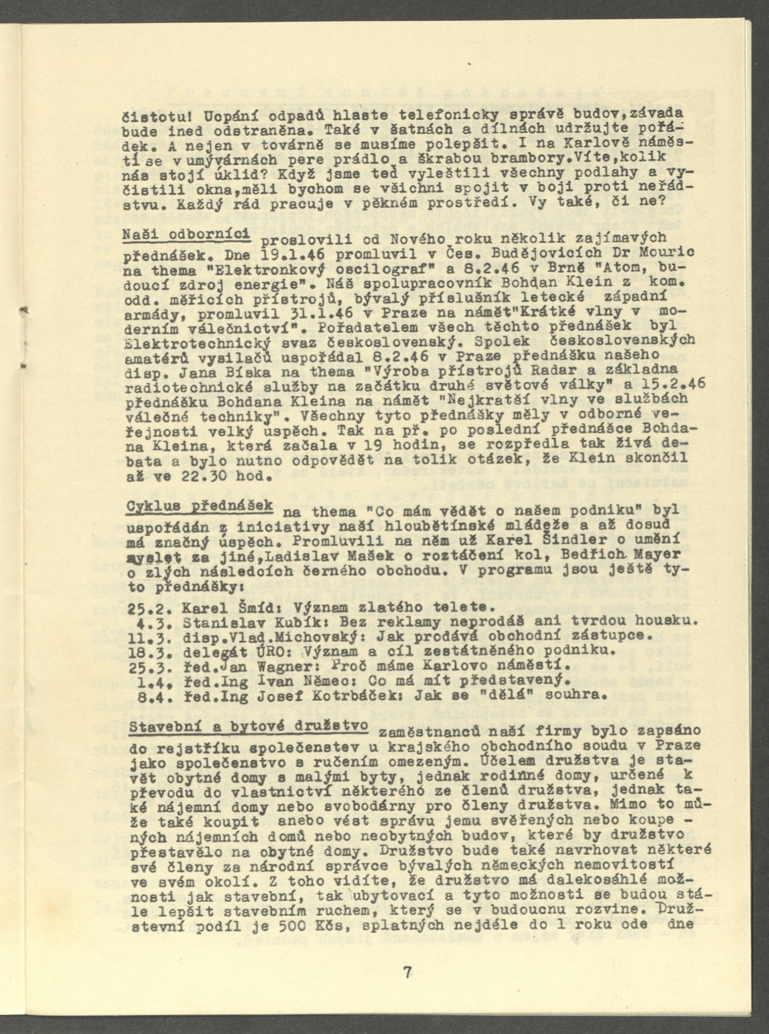 Náhledový obrázek Na vlně Philips, rok 1946, číslo 3 - 9
