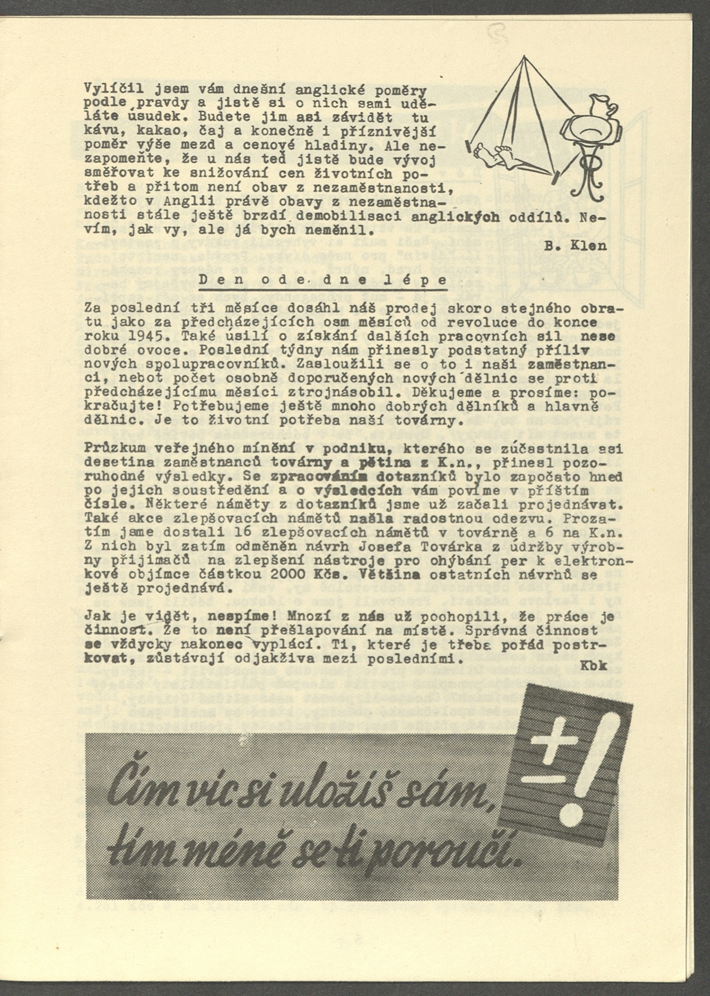 Náhledový obrázek Na vlně Philips, rok 1946, číslo 4 - 8