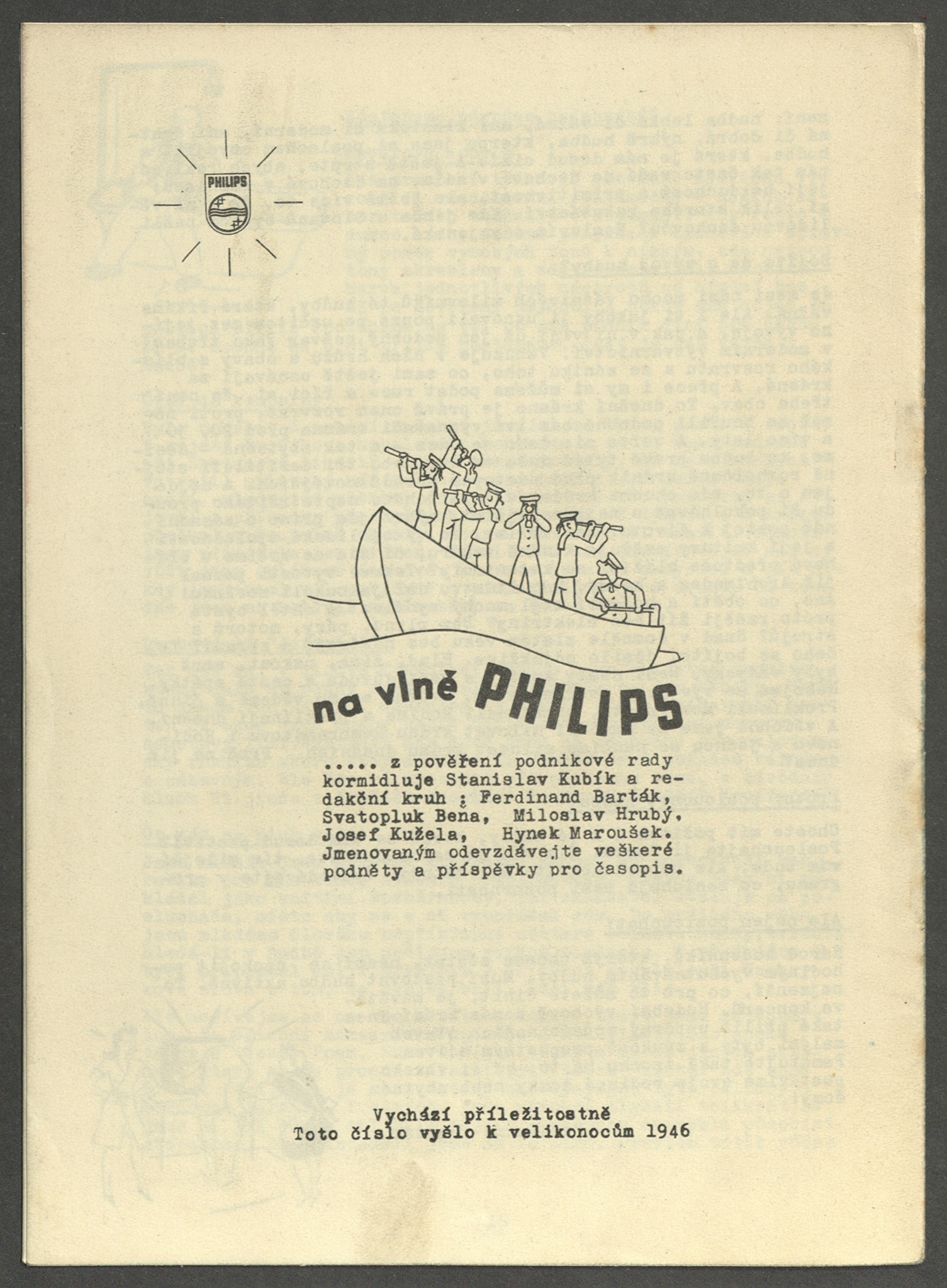 Náhledový obrázek Na vlně Philips, rok 1946, číslo 4 - 24