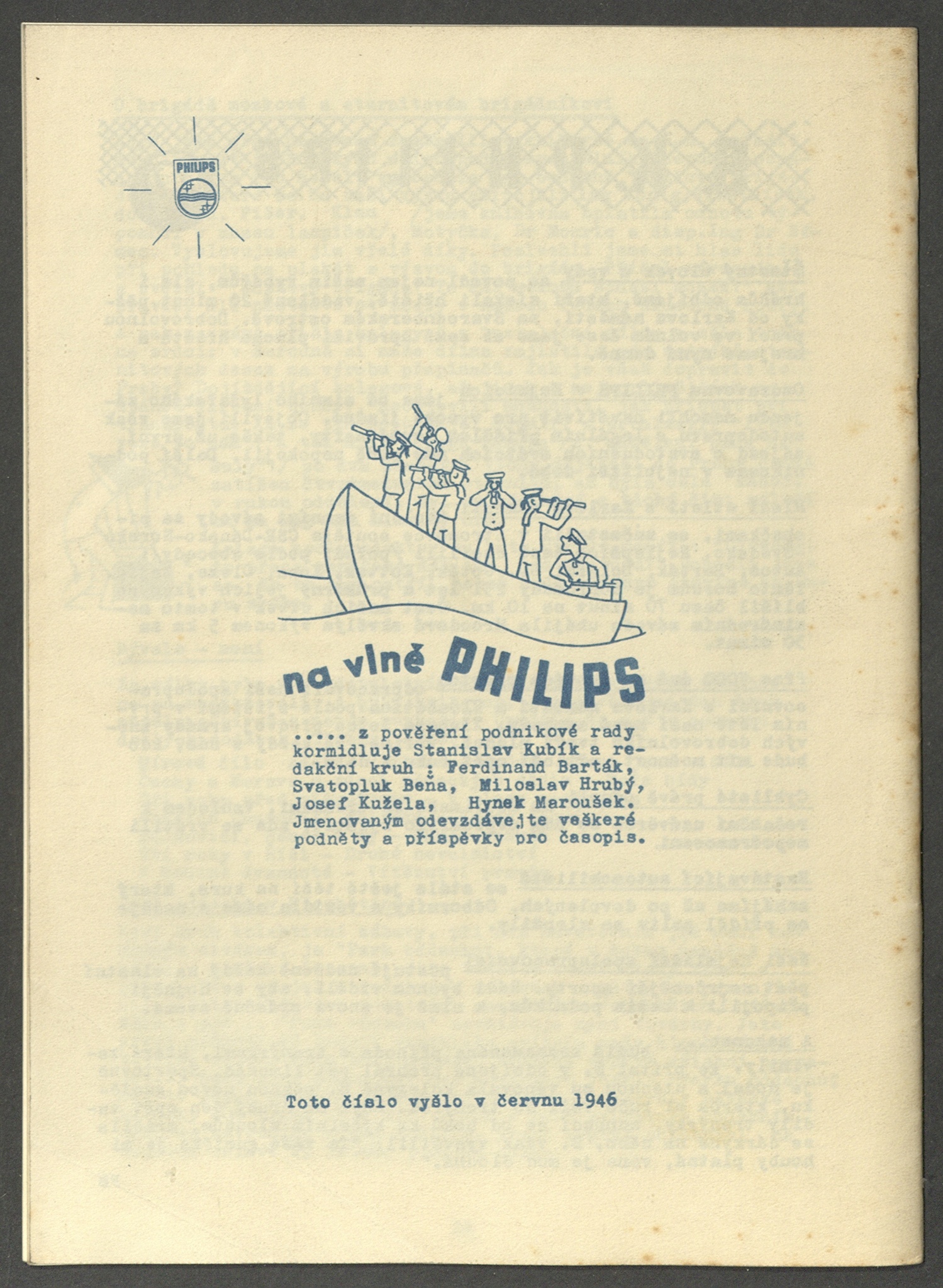 Náhledový obrázek Na vlně Philips, rok 1946, číslo 5 - 32