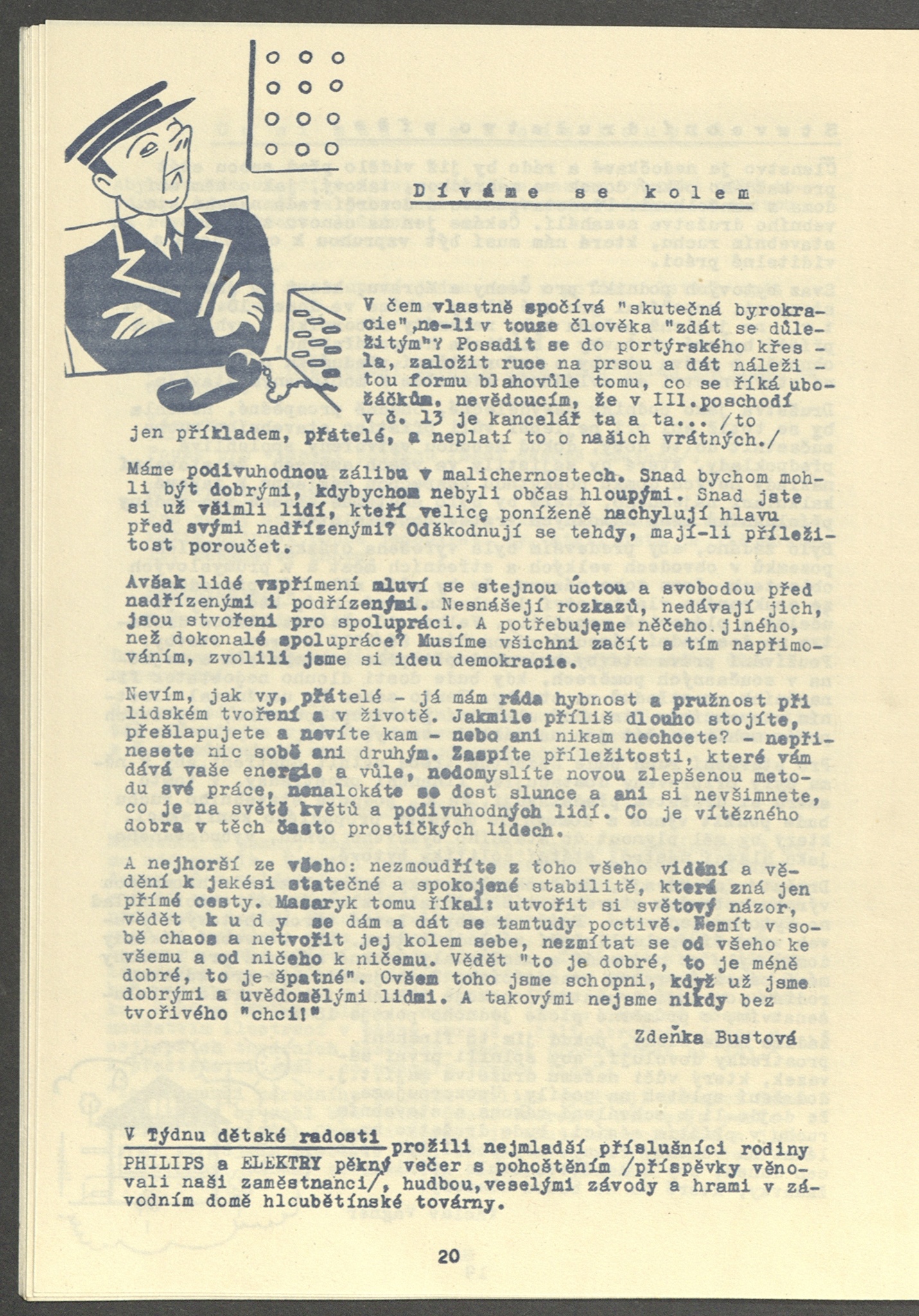 Náhledový obrázek Na vlně Philips, rok 1946, číslo 5 - 22