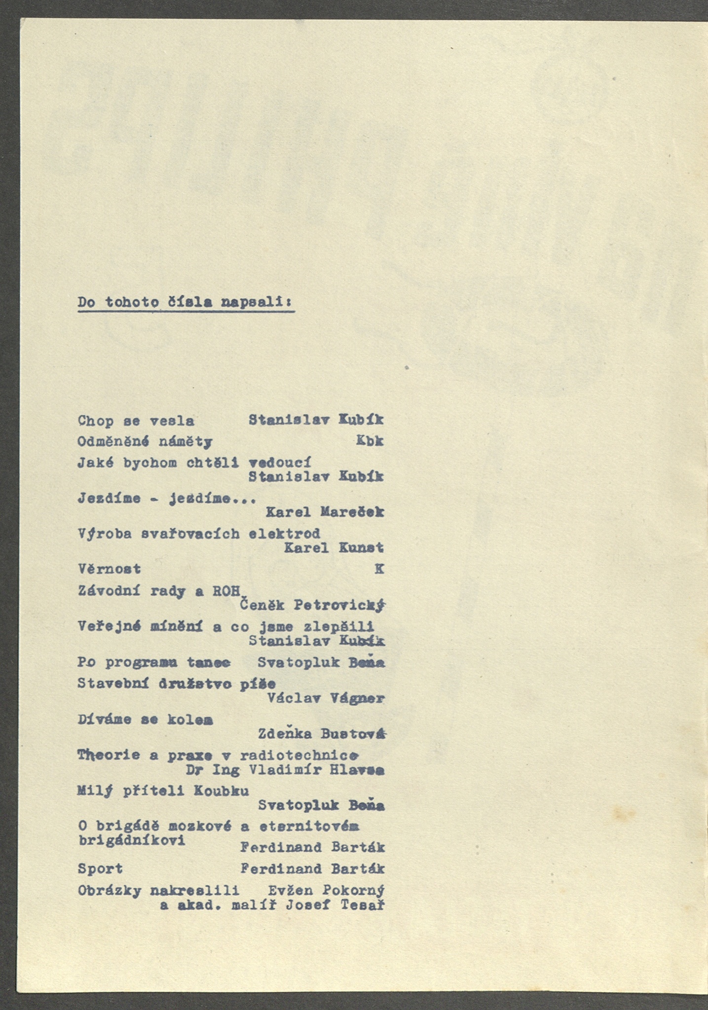 Náhledový obrázek Na vlně Philips, rok 1946, číslo 5 - 2