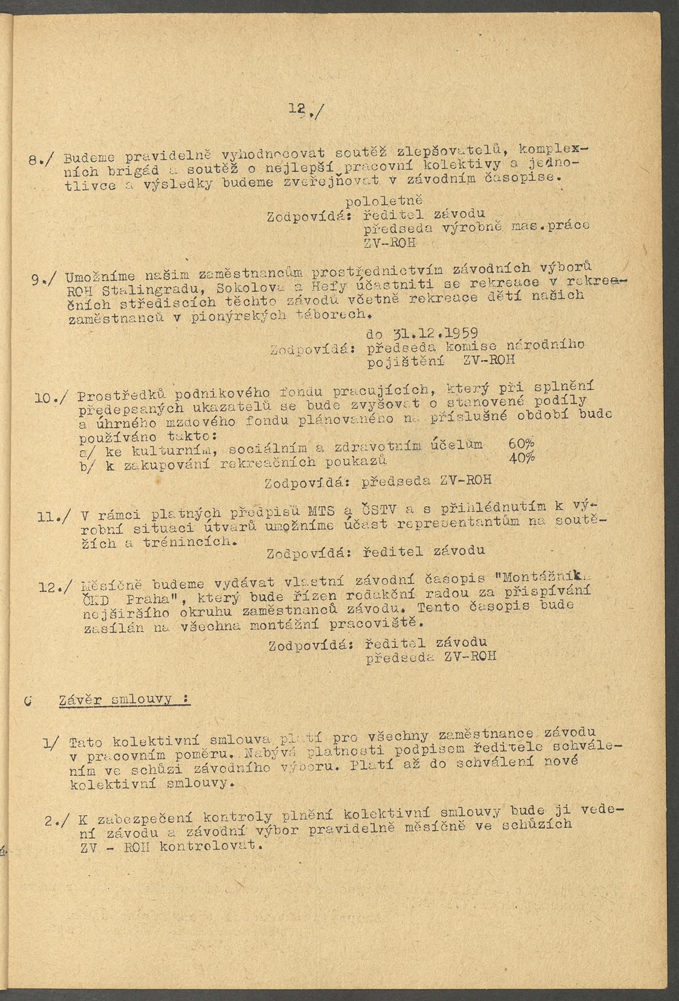 Náhledový obrázek Montážník, rok 1959, číslo 1 - 15