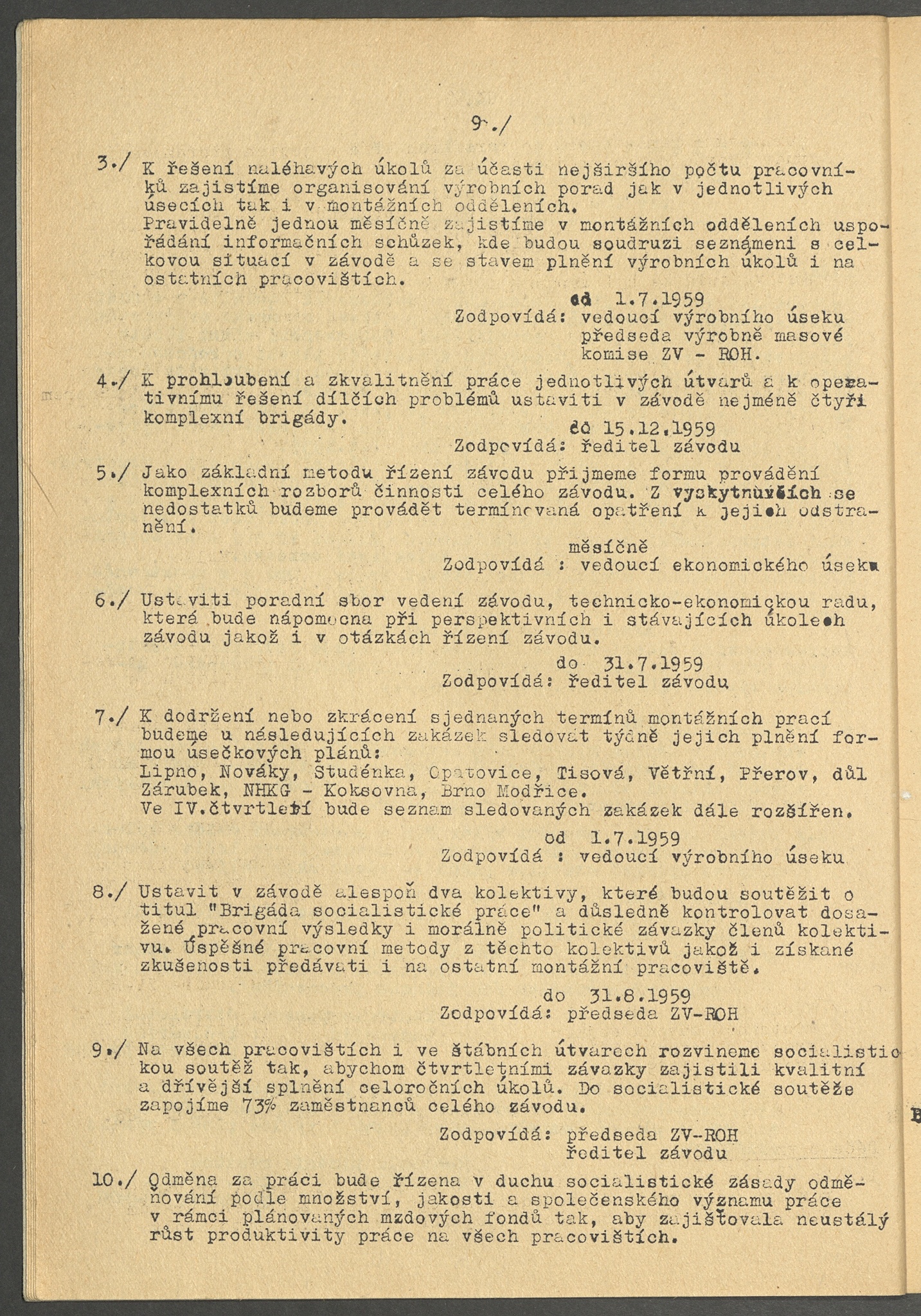 Náhledový obrázek Montážník, rok 1959, číslo 1 - 12