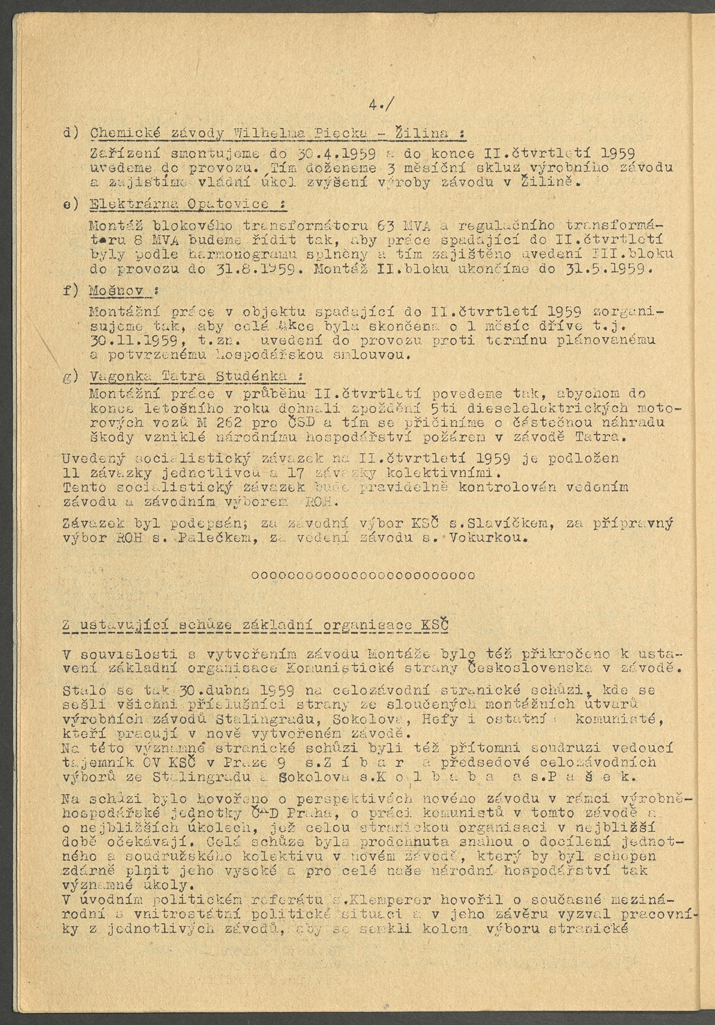Náhledový obrázek Montážník, rok 1959, číslo 1 - 6