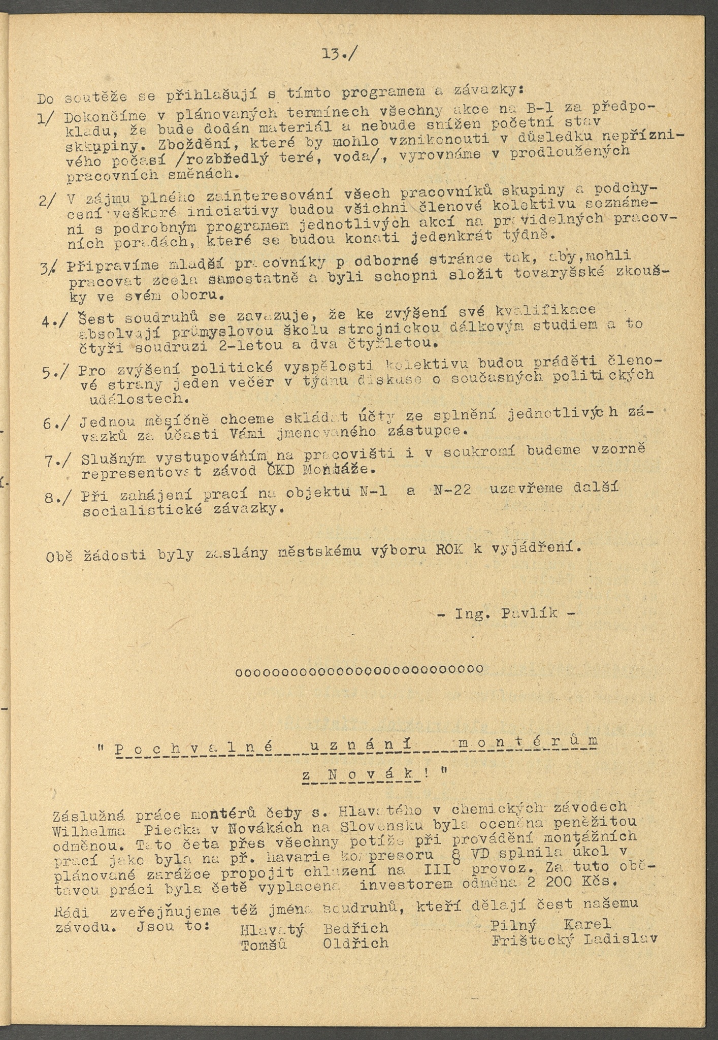 Náhledový obrázek Montážník, rok 1959, číslo 2 - 17