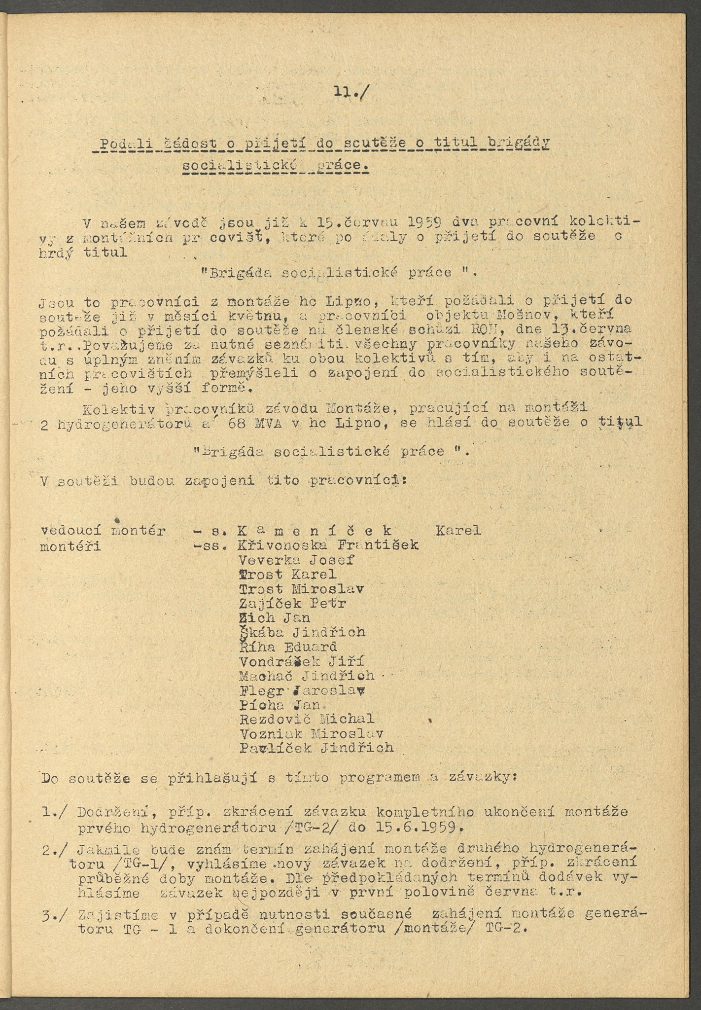 Náhledový obrázek Montážník, rok 1959, číslo 2 - 15