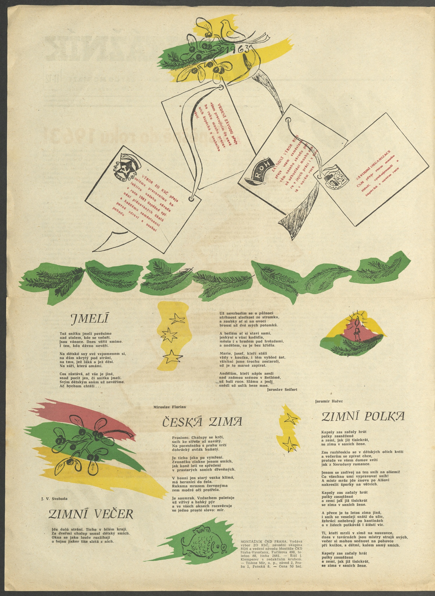 Náhledový obrázek Montážník, rok 1962, číslo 11-12 - 2