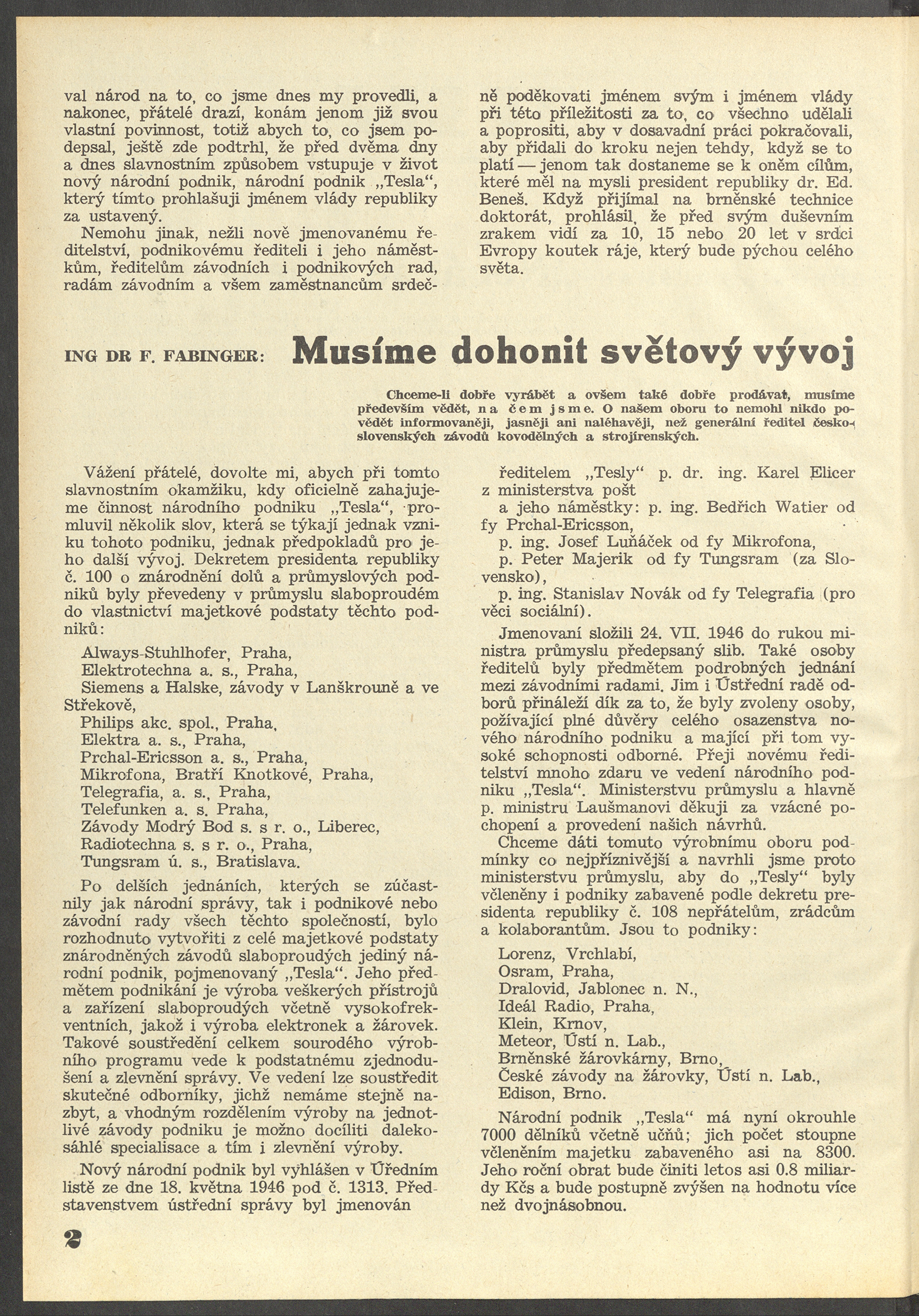 Náhledový obrázek Na vlně Tesla, rok 1946/1948, číslo 1 - 4