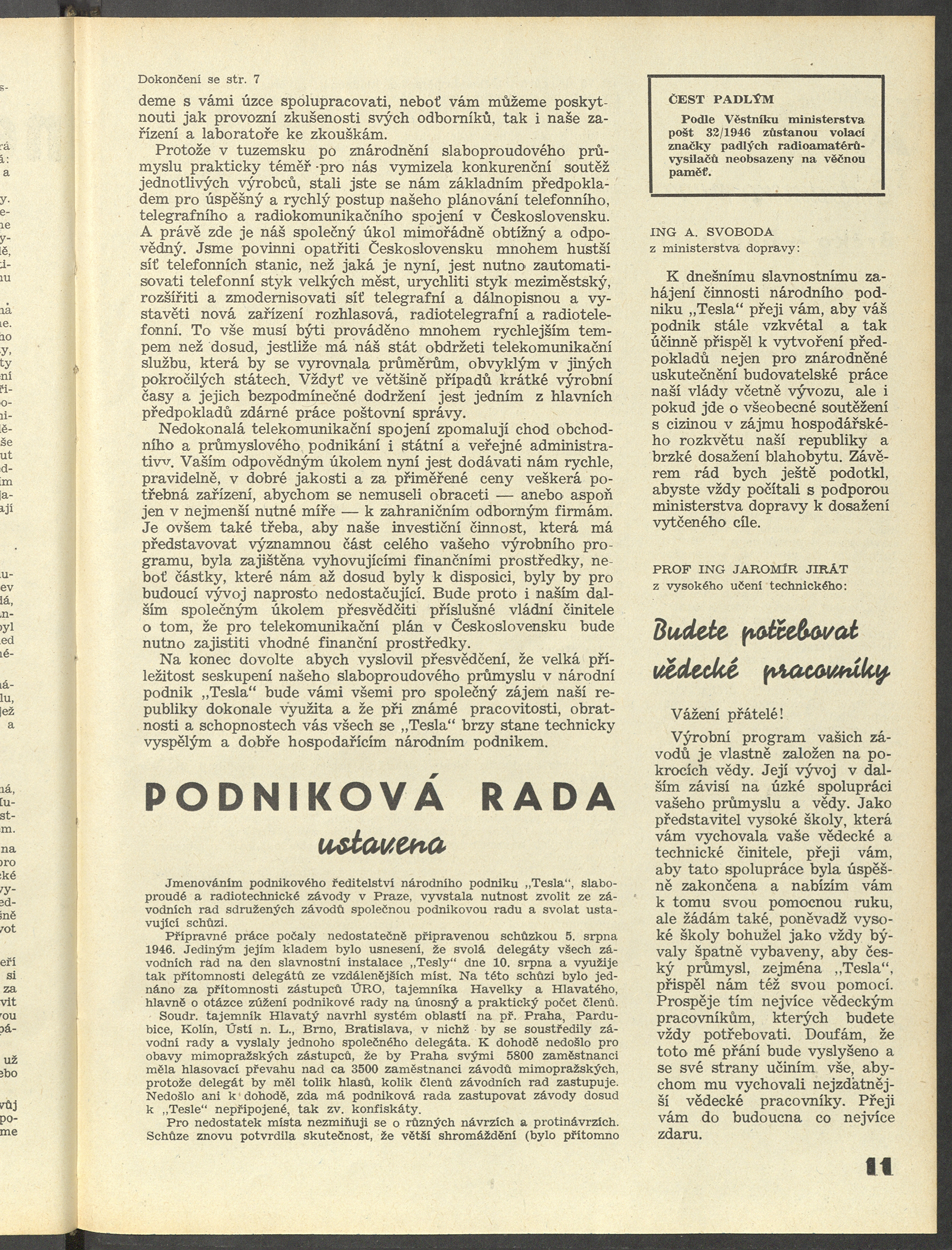 Náhledový obrázek Na vlně Tesla, rok 1946/1948, číslo 1 - 12