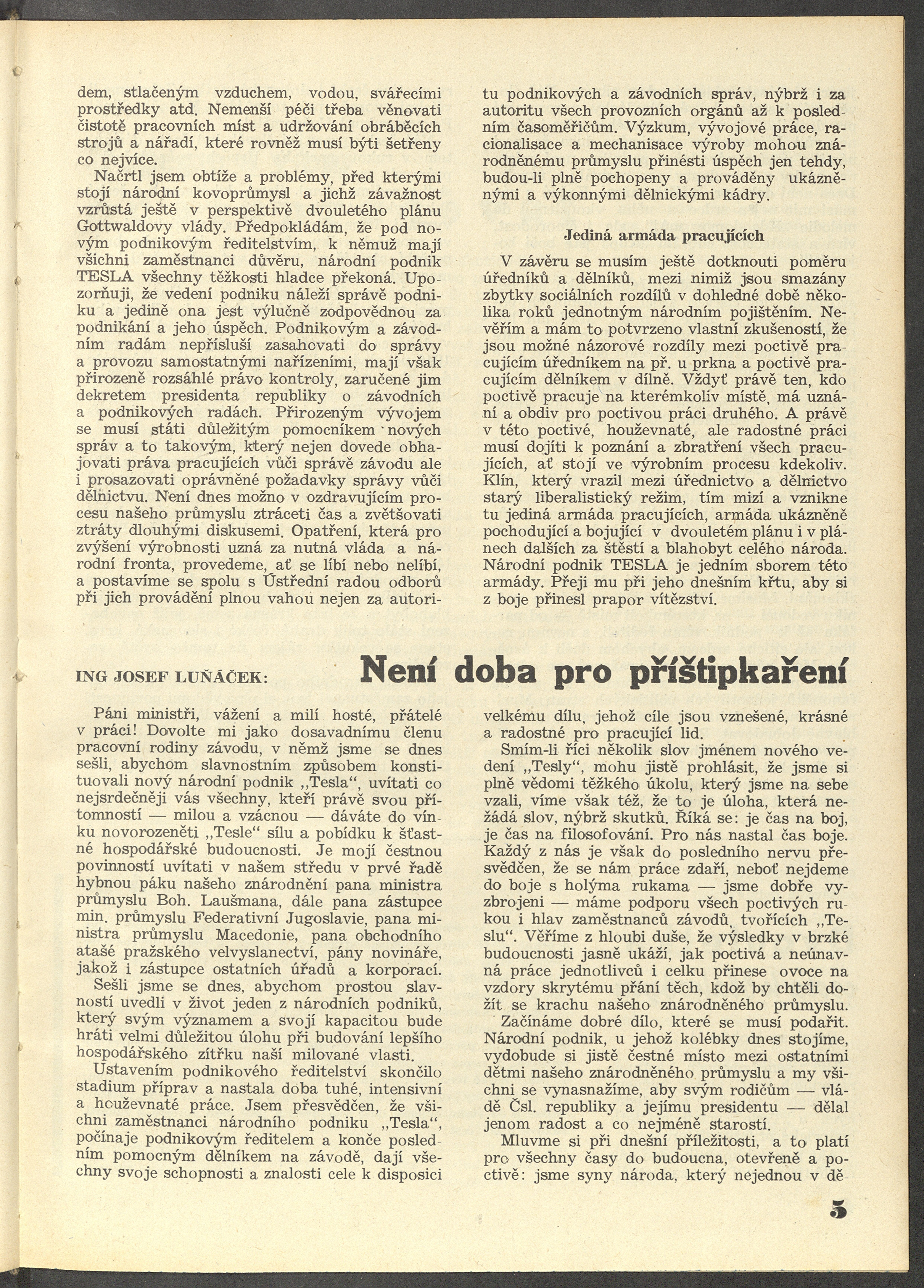 Náhledový obrázek Na vlně Tesla, rok 1946/1948, číslo 1 - 7