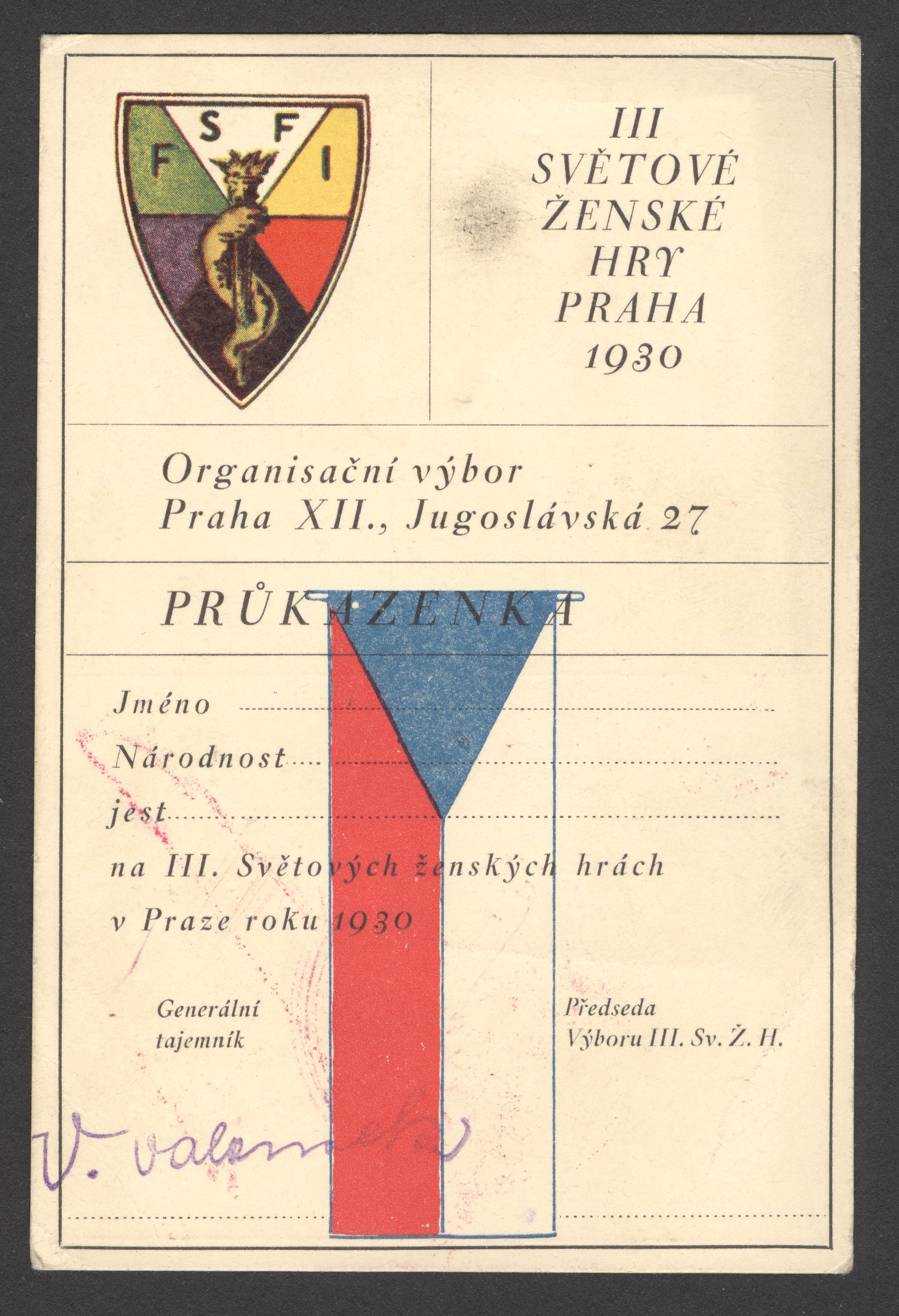 Náhledový obrázek Ženské světové hry 1930 - 1