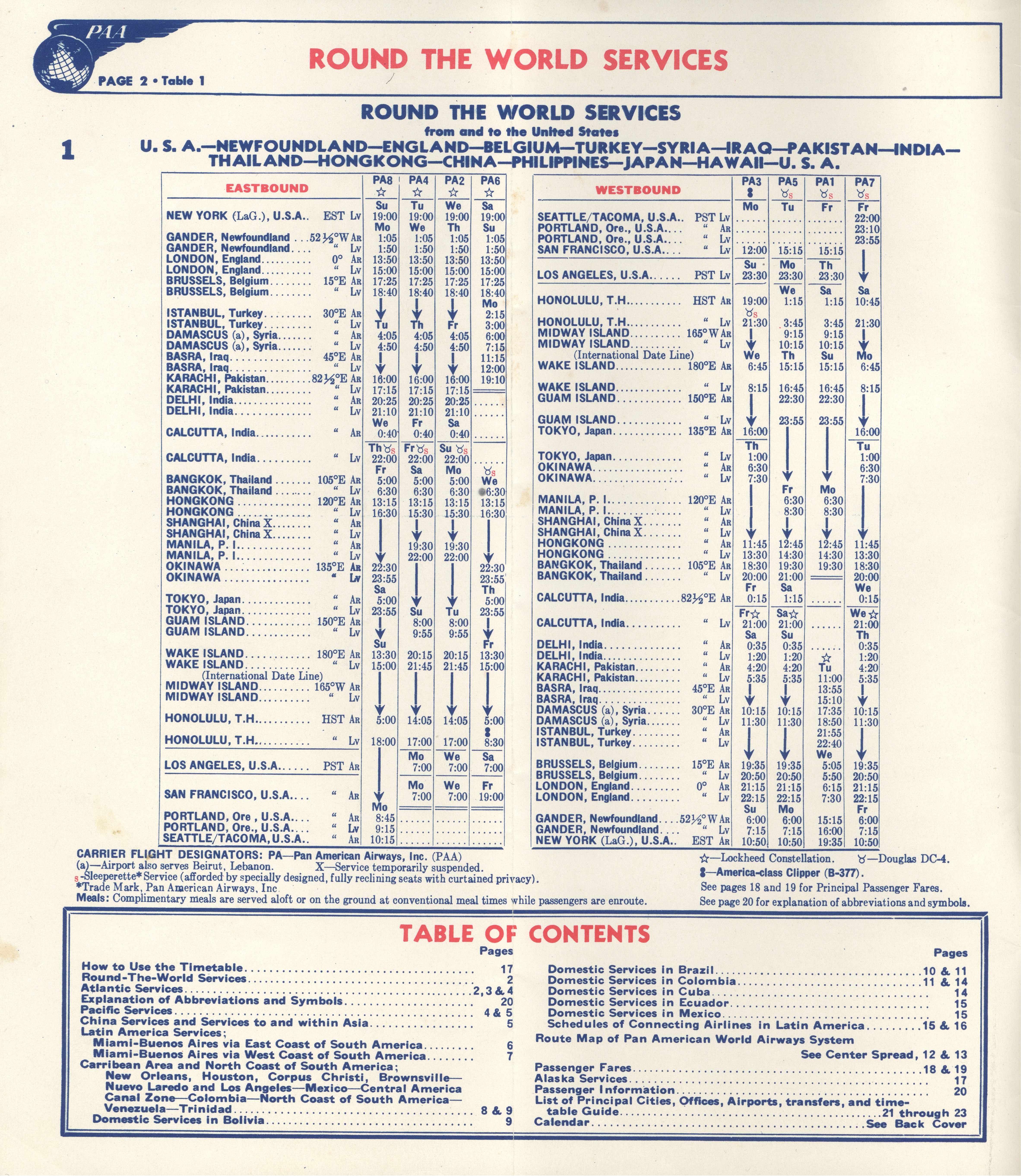 Náhledový obrázek Pan American World Airways 1949 - 3