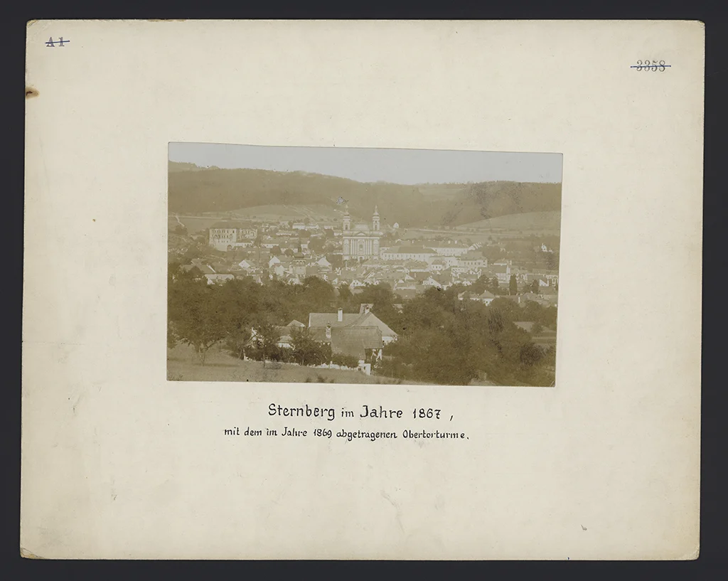 Náhledový obrázek předmětu Fotografie města Šternberka v?roce 1867 