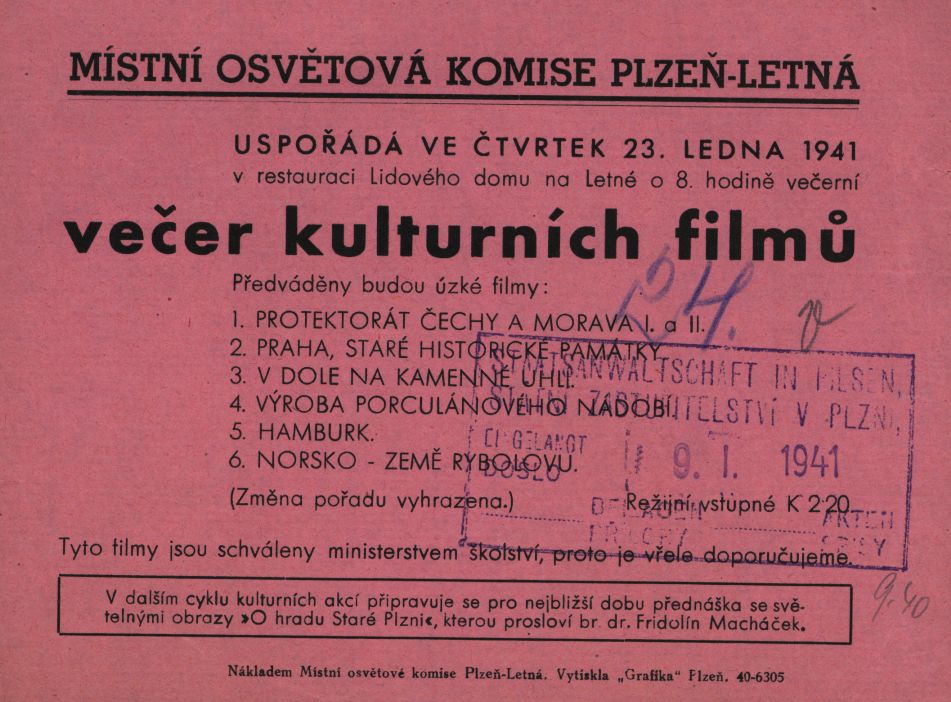 Náhledový obrázek Pozvánka na večer kulturních filmů - 1